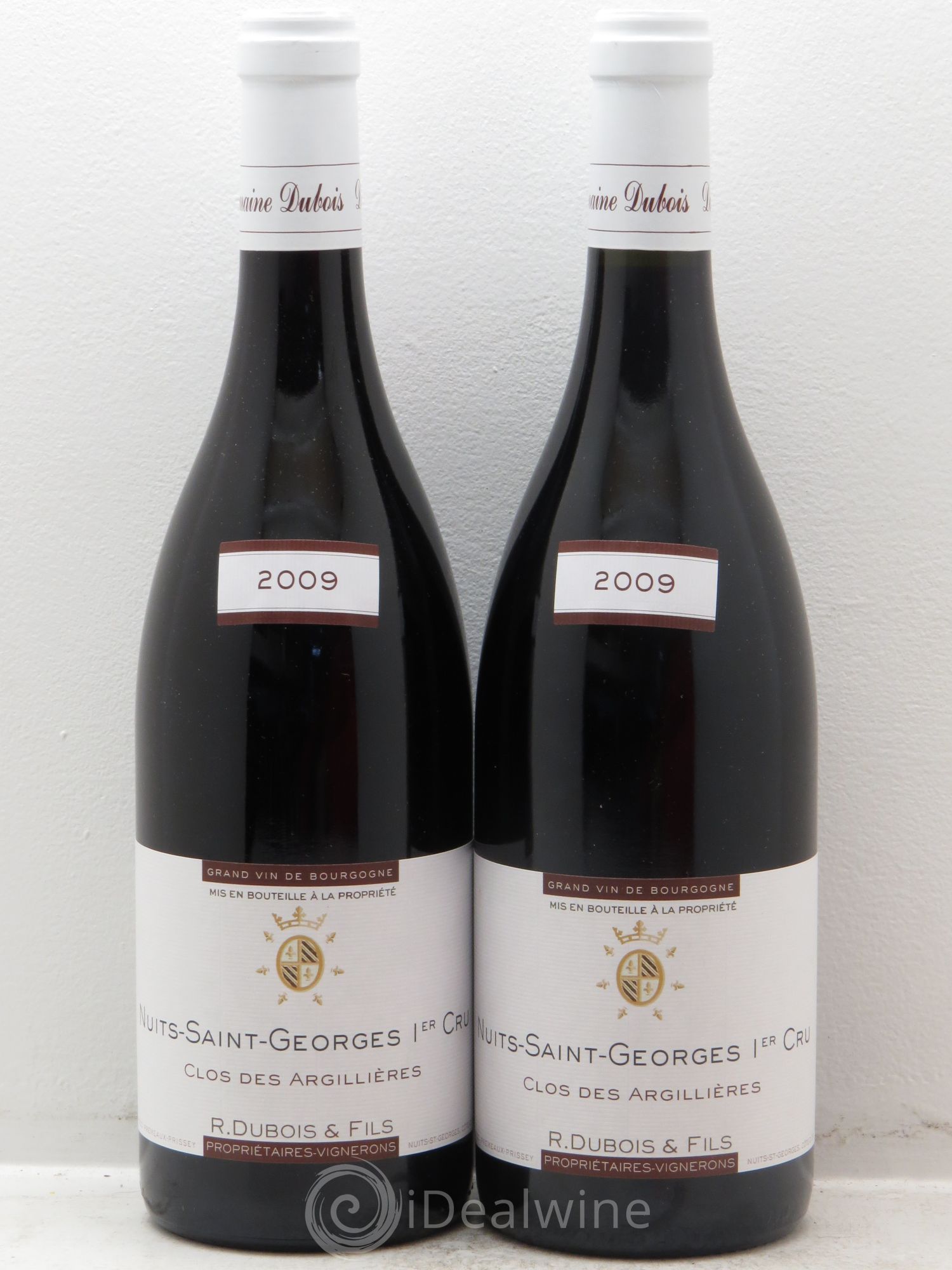 Nuits-Saint-Georges 1er Cru Clos des Argillières Domaine Dubois 2009 - Posten von 2 Flaschen - 0