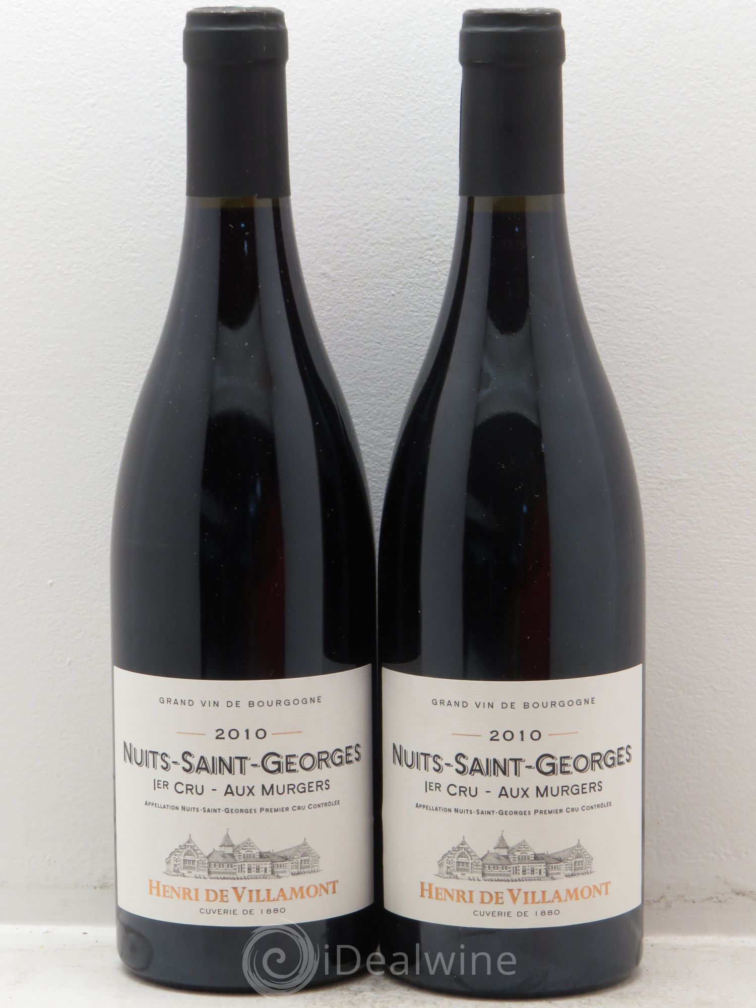 Nuits-Saint-Georges 1er Cru Domaine H. de Villamont 2010 - Posten von 2 Flaschen - 0