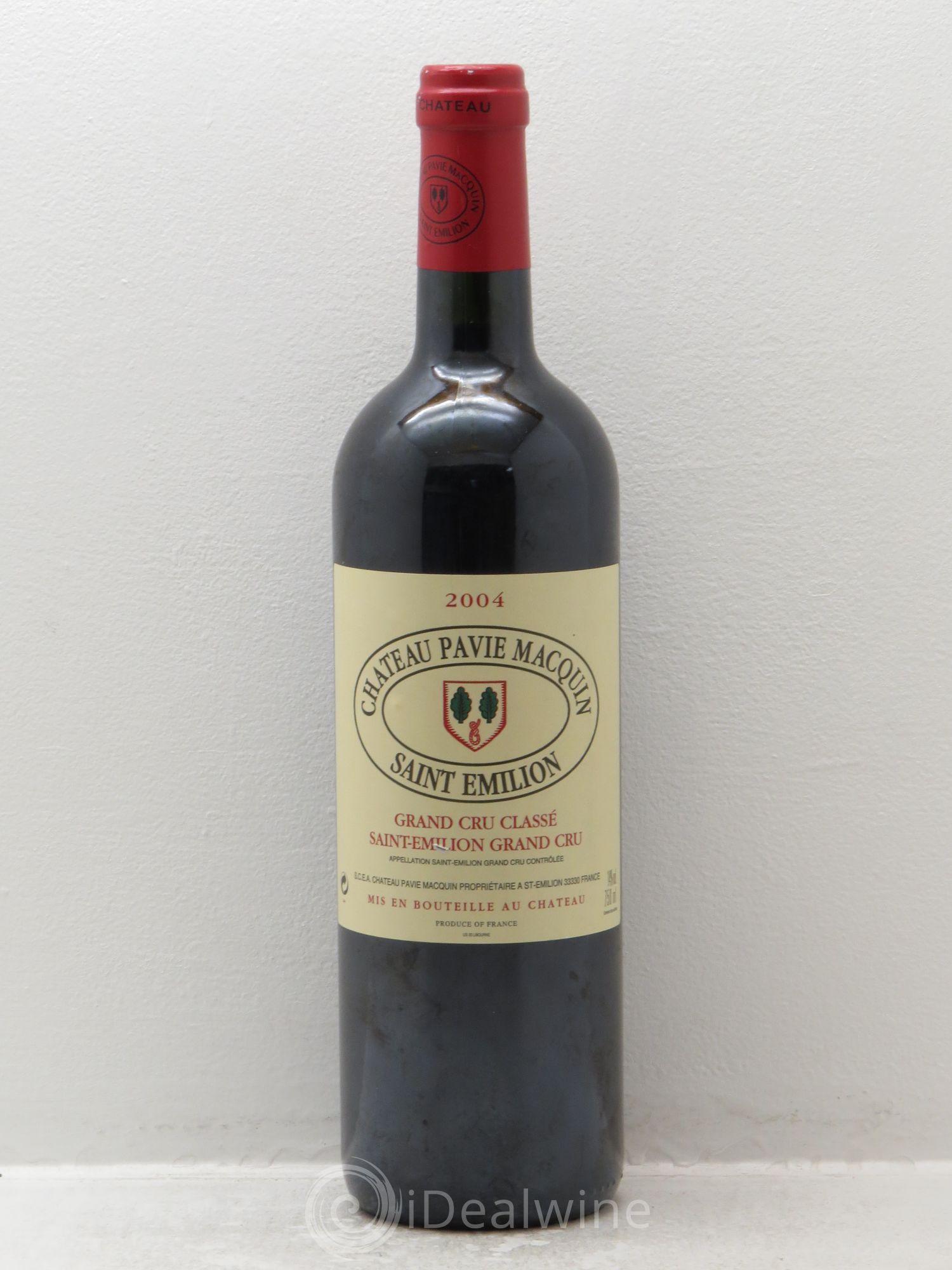 Château Pavie Macquin 1er Grand Cru Classé B 2004 - Lot de 1 bouteille - 0
