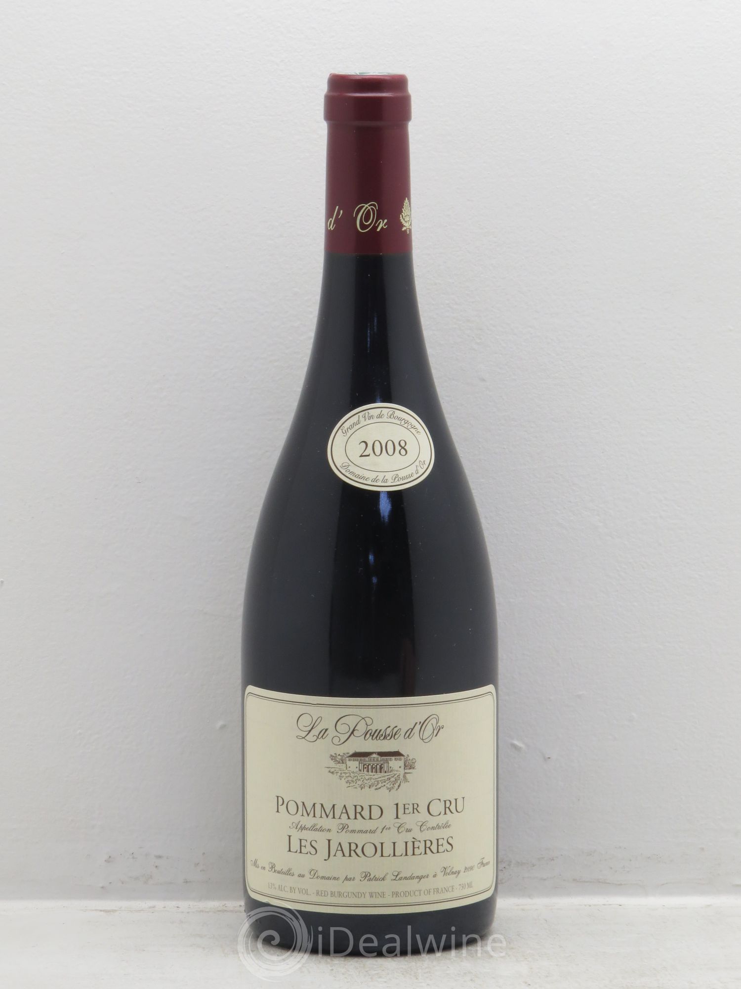 Pommard 1er Cru Les Jarollières La Pousse d'Or (Domaine de) 2008 - Lot de 1 bouteille - 0