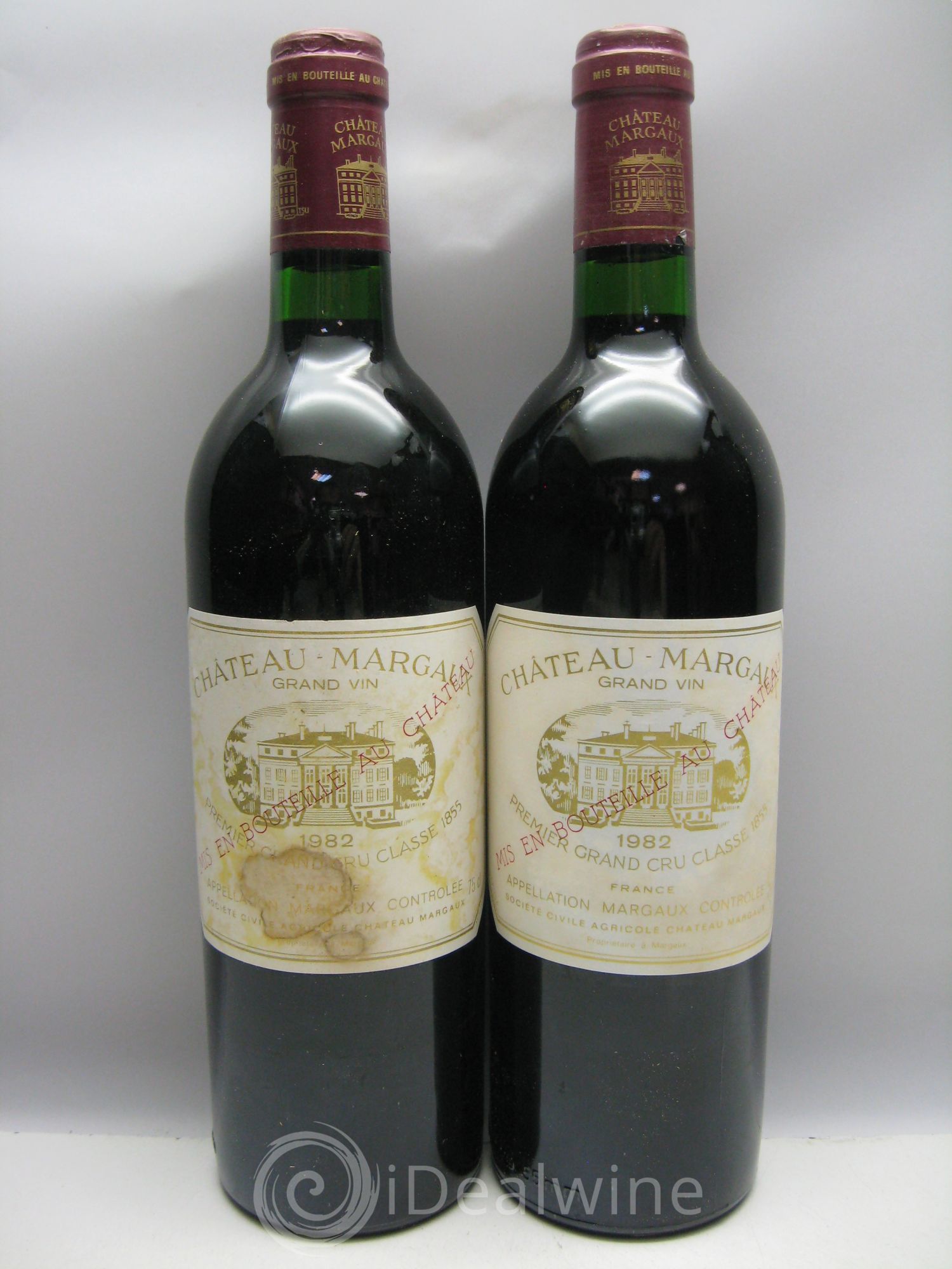 Château Margaux 1er Grand Cru Classé 1982 - Lot de 12 bouteilles - 0