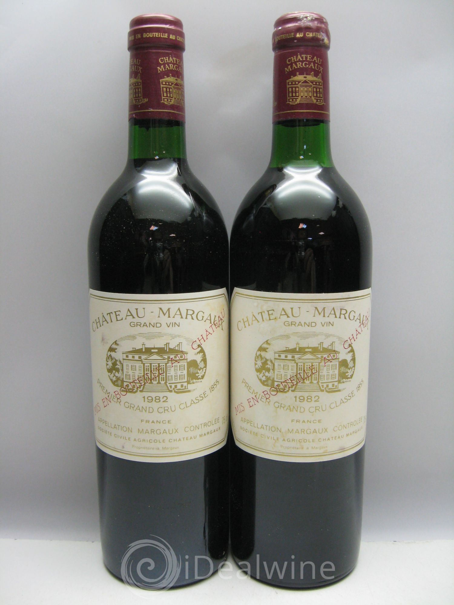 Château Margaux 1er Grand Cru Classé 1982 - Lot de 12 bouteilles - 1