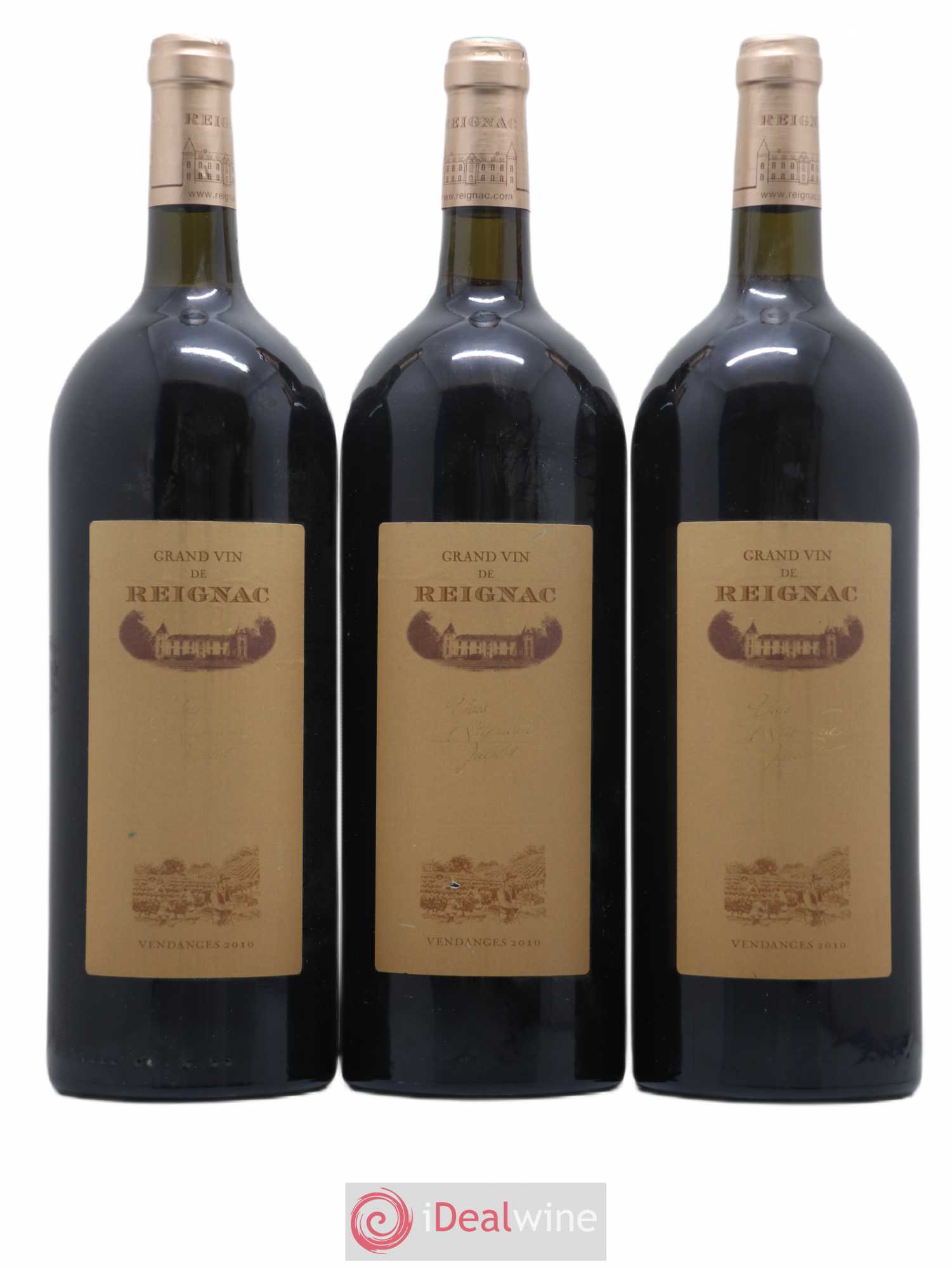 Grand vin de Reignac 2010 - Lot de 3 magnums - 0