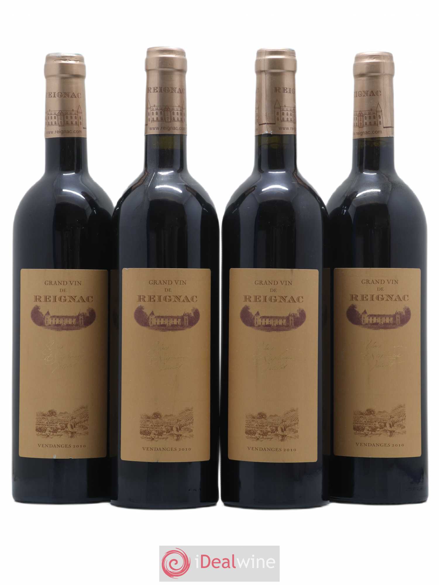 Grand vin de Reignac 2010 - Lot de 4 bouteilles - 0