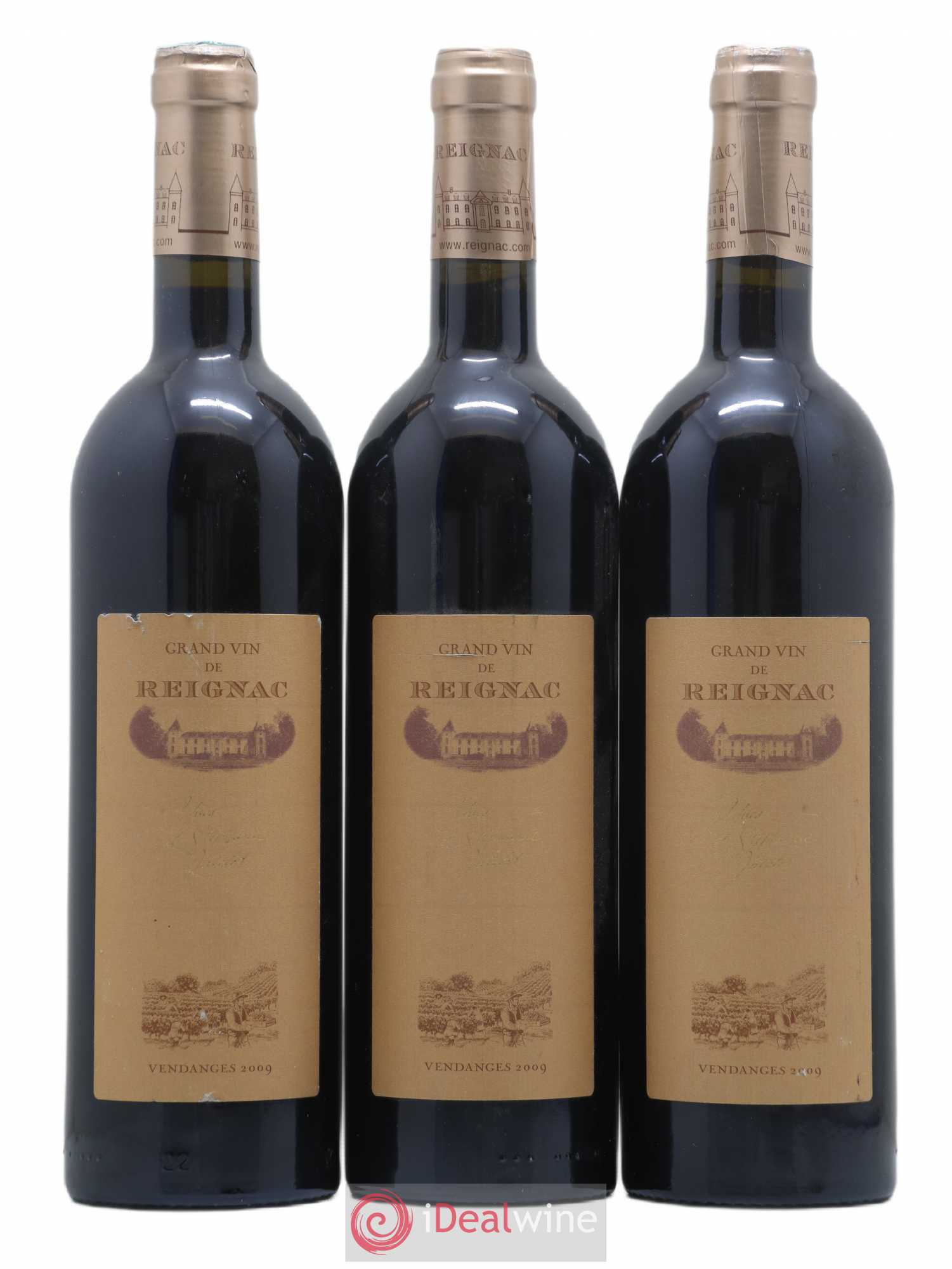 Grand vin de Reignac 2009 - Lot de 3 bouteilles - 0