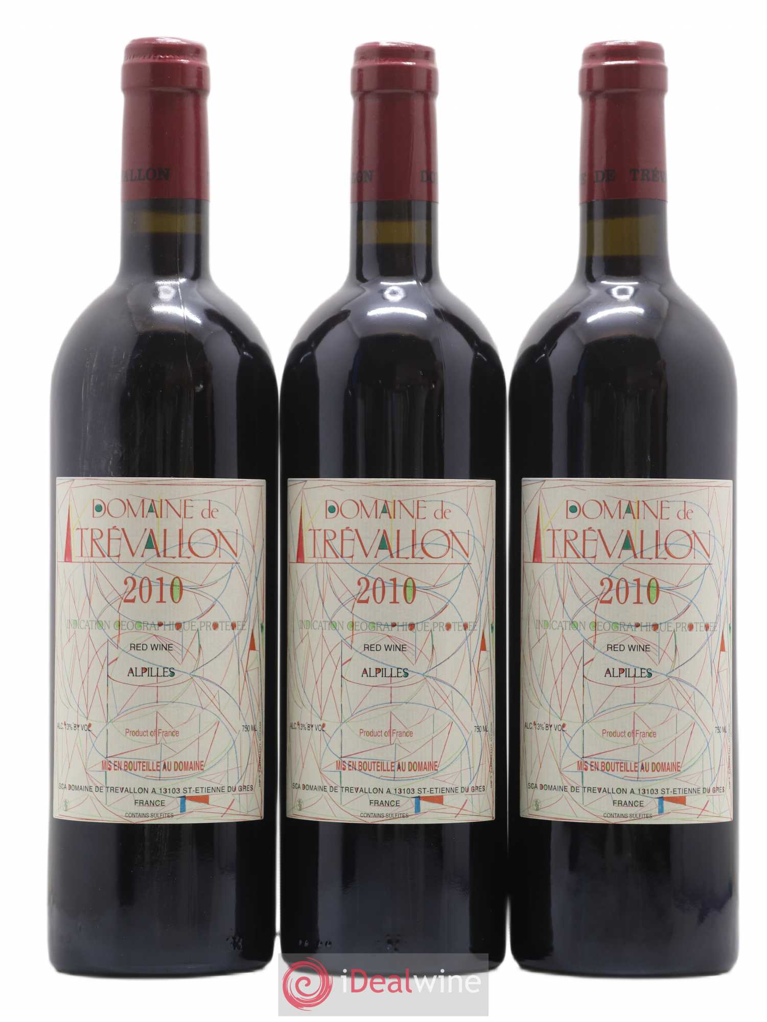Alpilles Trévallon (Domaine de) Eloi Dürrbach 2010 - Lot de 12 bouteilles - 1