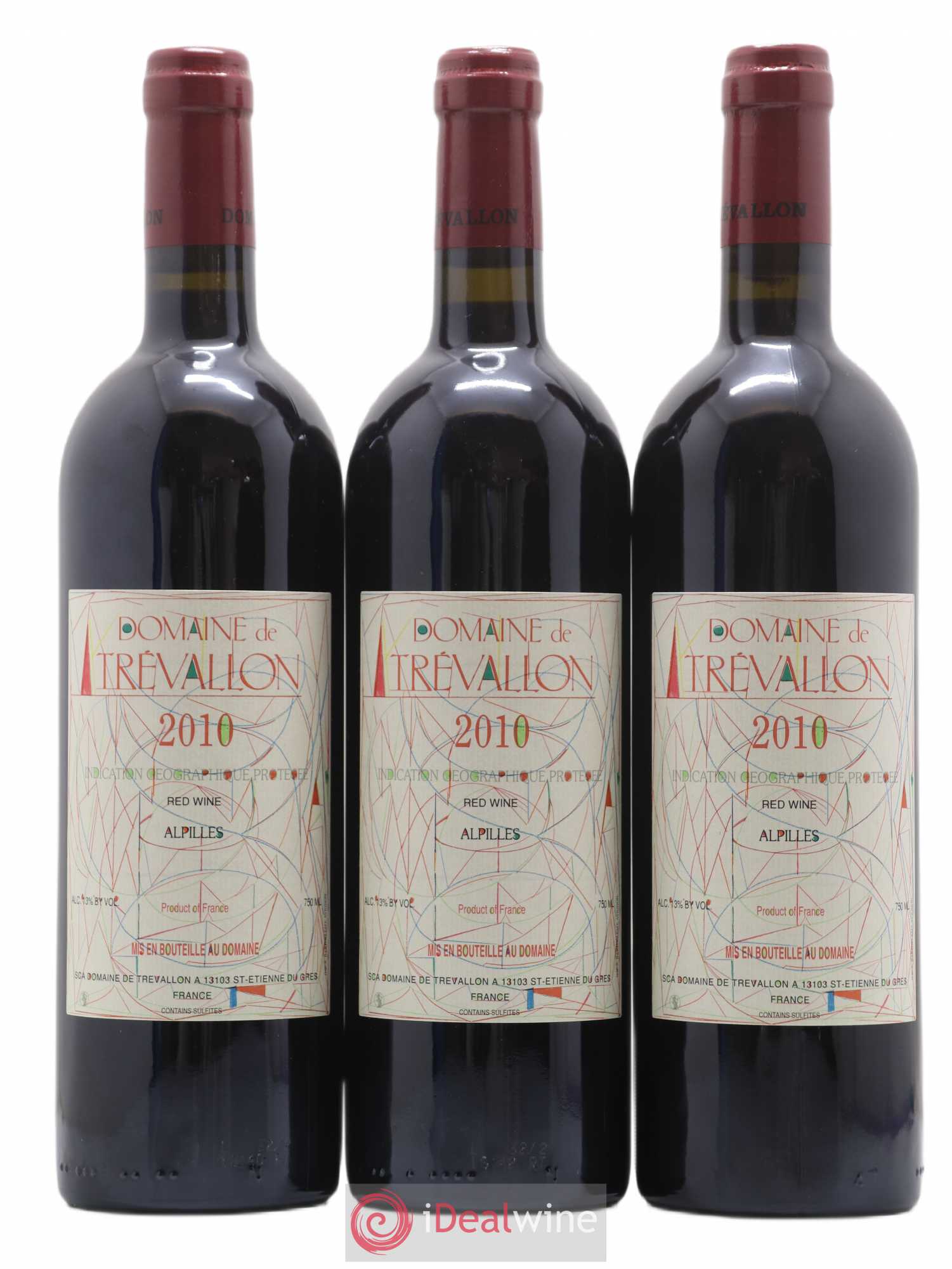 Alpilles Trévallon (Domaine de) Eloi Dürrbach 2010 - Lot de 12 bouteilles - 3