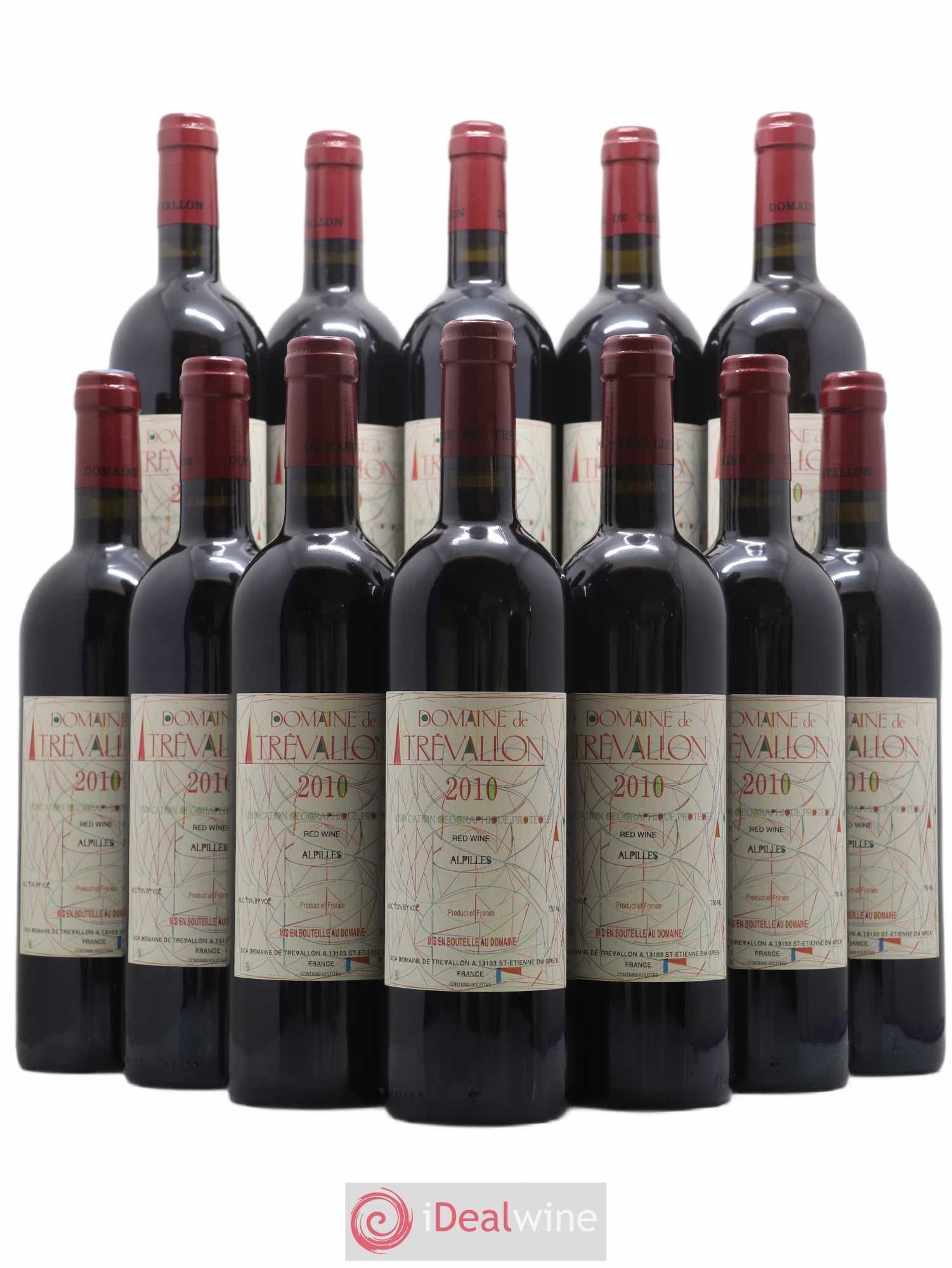 Alpilles Trévallon (Domaine de) Eloi Dürrbach 2010 - Lot de 12 bouteilles - 0