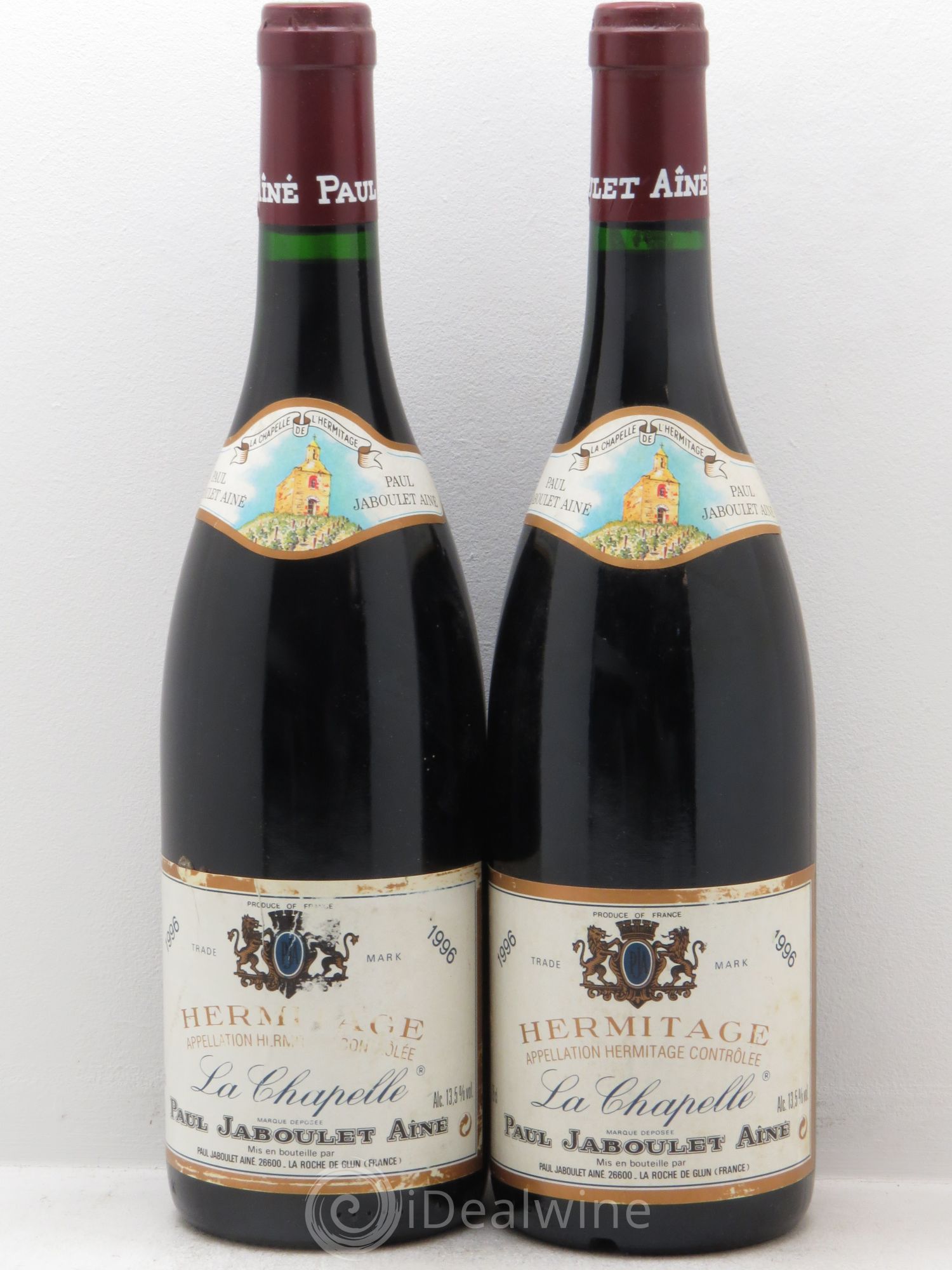 Hermitage La Chapelle Paul Jaboulet Ainé 1996 - Lot de 2 bouteilles - 0