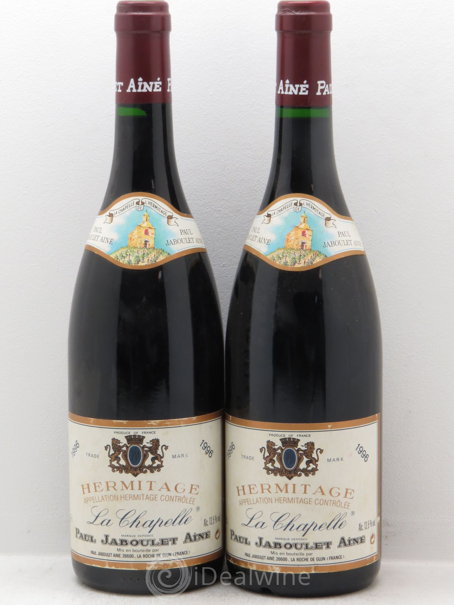 Hermitage La Chapelle Paul Jaboulet Ainé 1996 - Lot de 2 bouteilles - 0