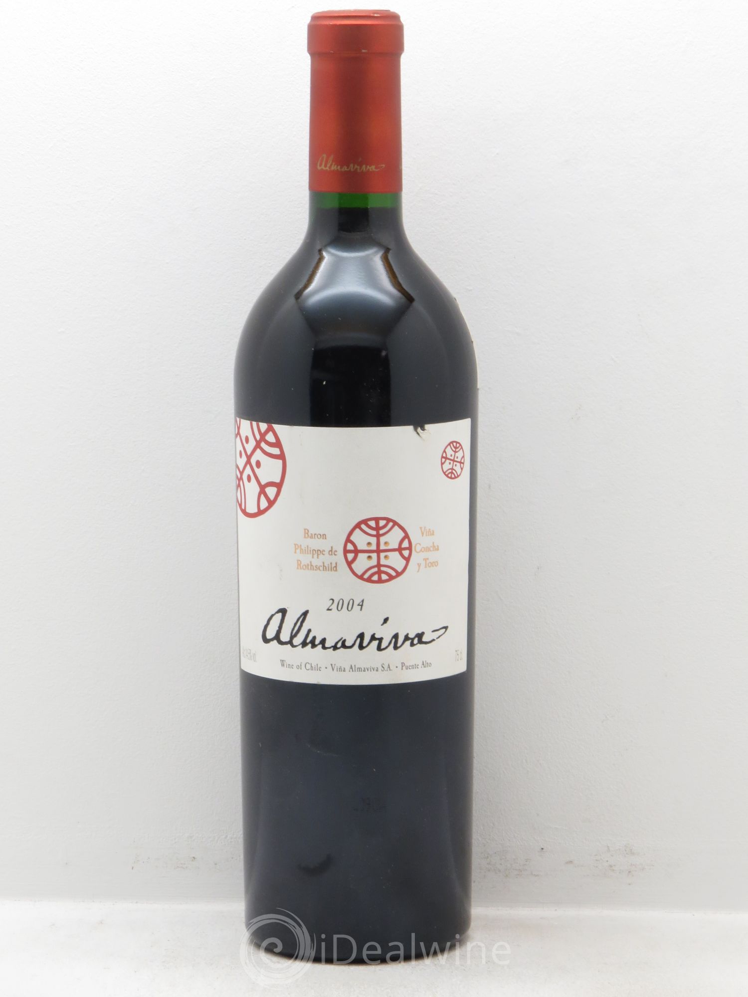 Chili Almaviva Baron P. de Rothschild Concha y Toro 2004 - Lot de 6 bouteilles - 0