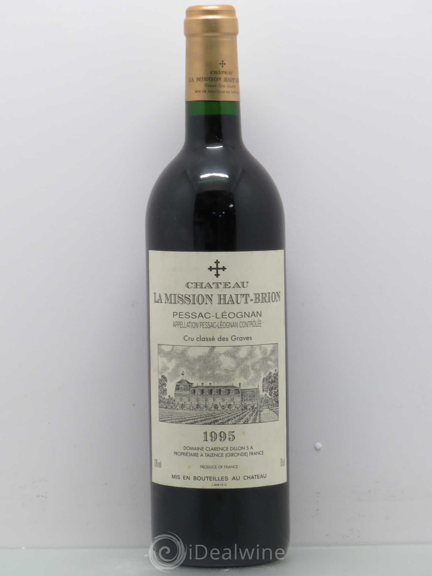 Château la Mission Haut-Brion Cru Classé de Graves 1995 - Lot de 1 bouteille - 0