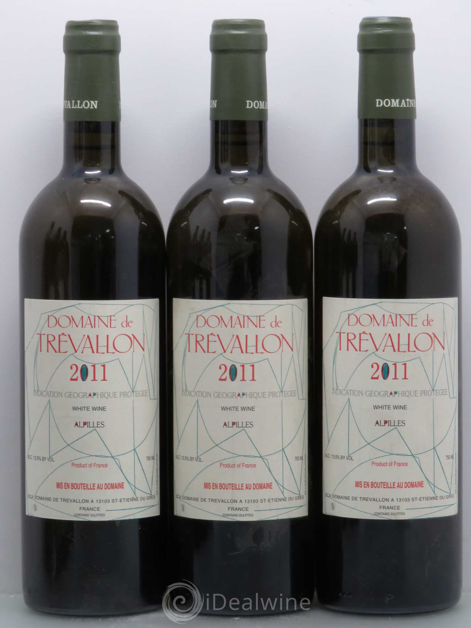 VDP Bouches du Rhône Trévallon (Domaine de) Eloi Dürrbach 2011 - Lot de 6 bouteilles - 1