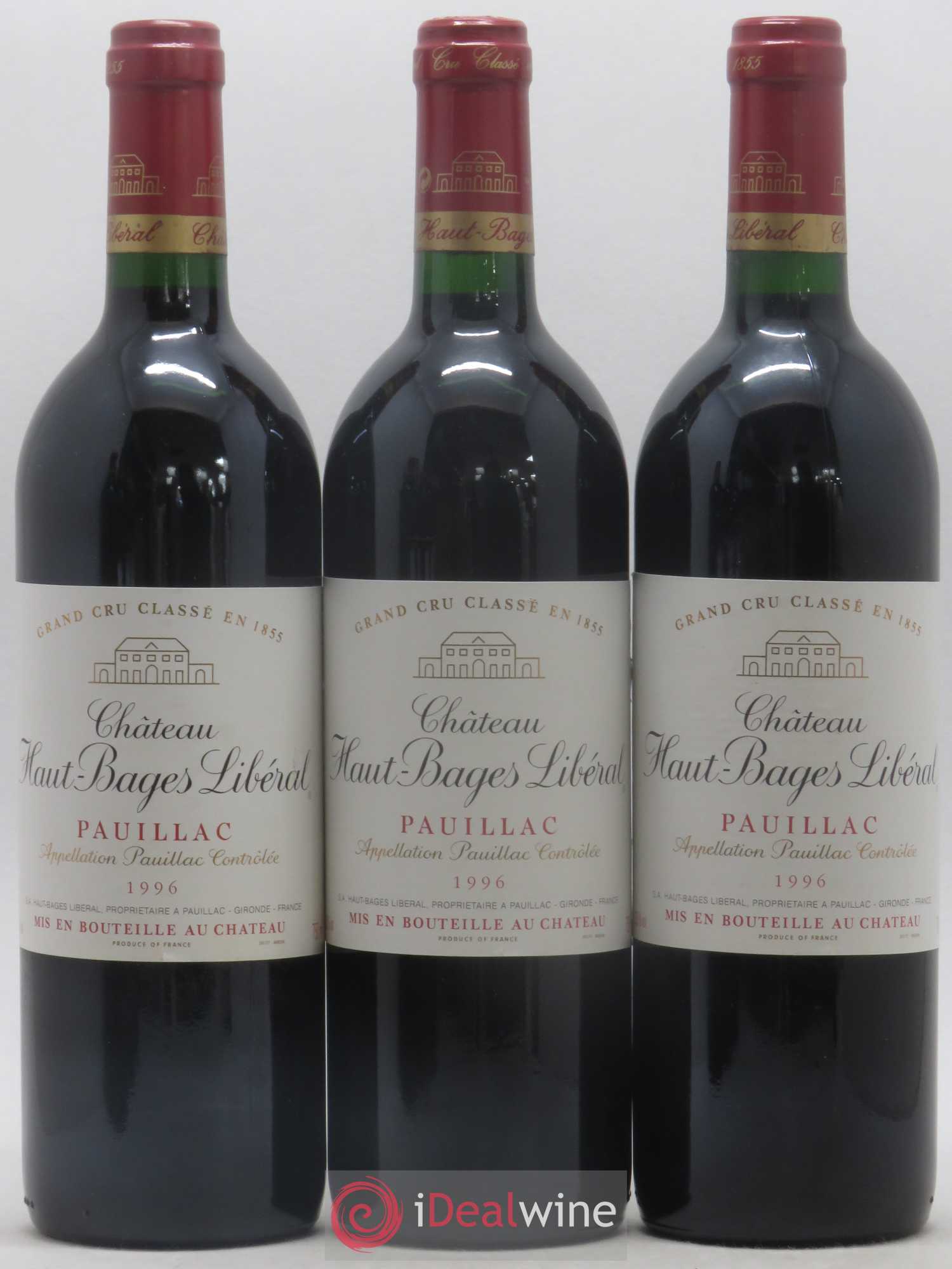 Château Haut Bages Libéral 5ème Grand Cru Classé 1996 - Lot de 6 bouteilles - 1