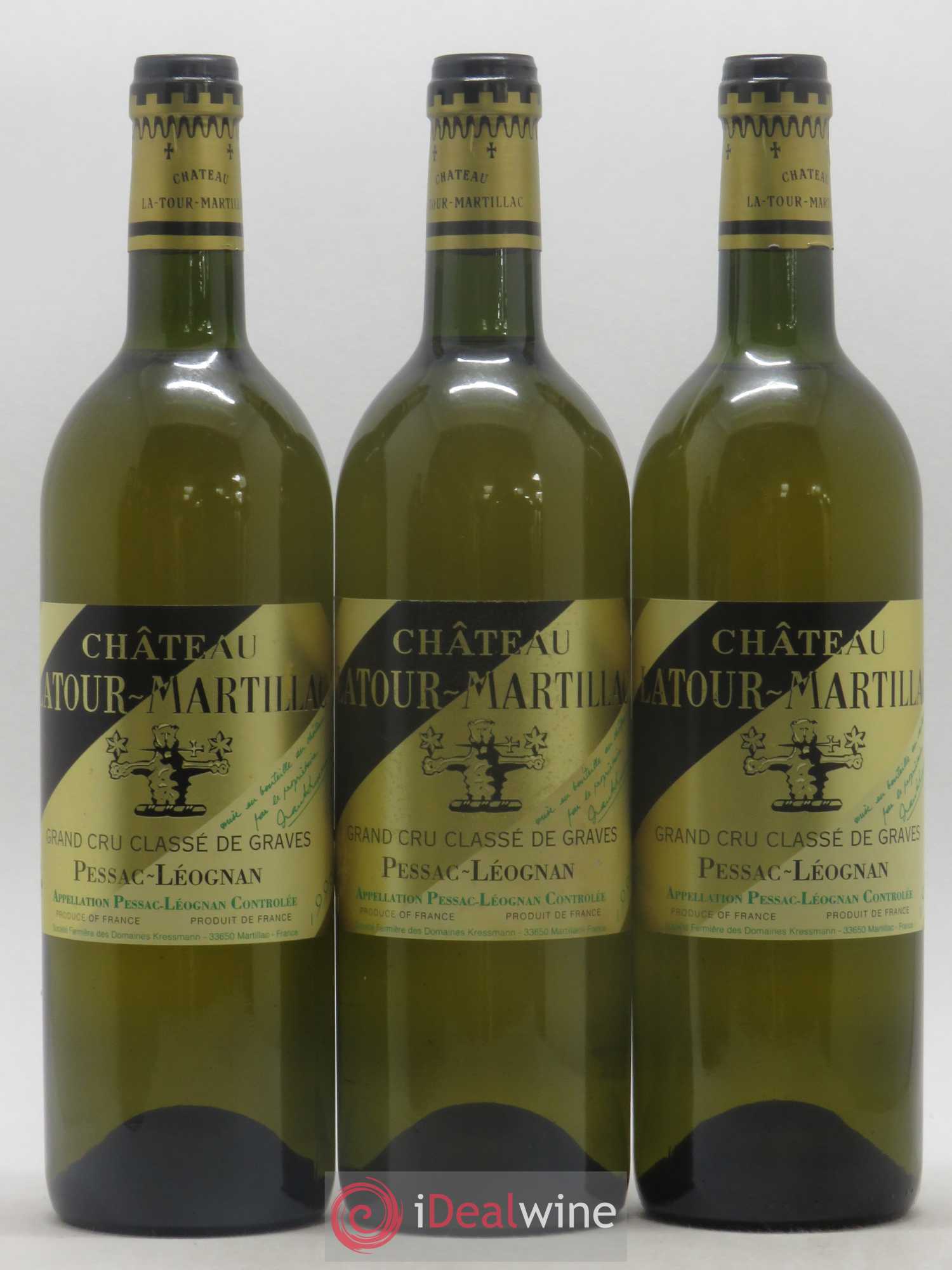 Château Latour-Martillac Cru Classé de Graves 1996 - Lot de 6 bouteilles - 1