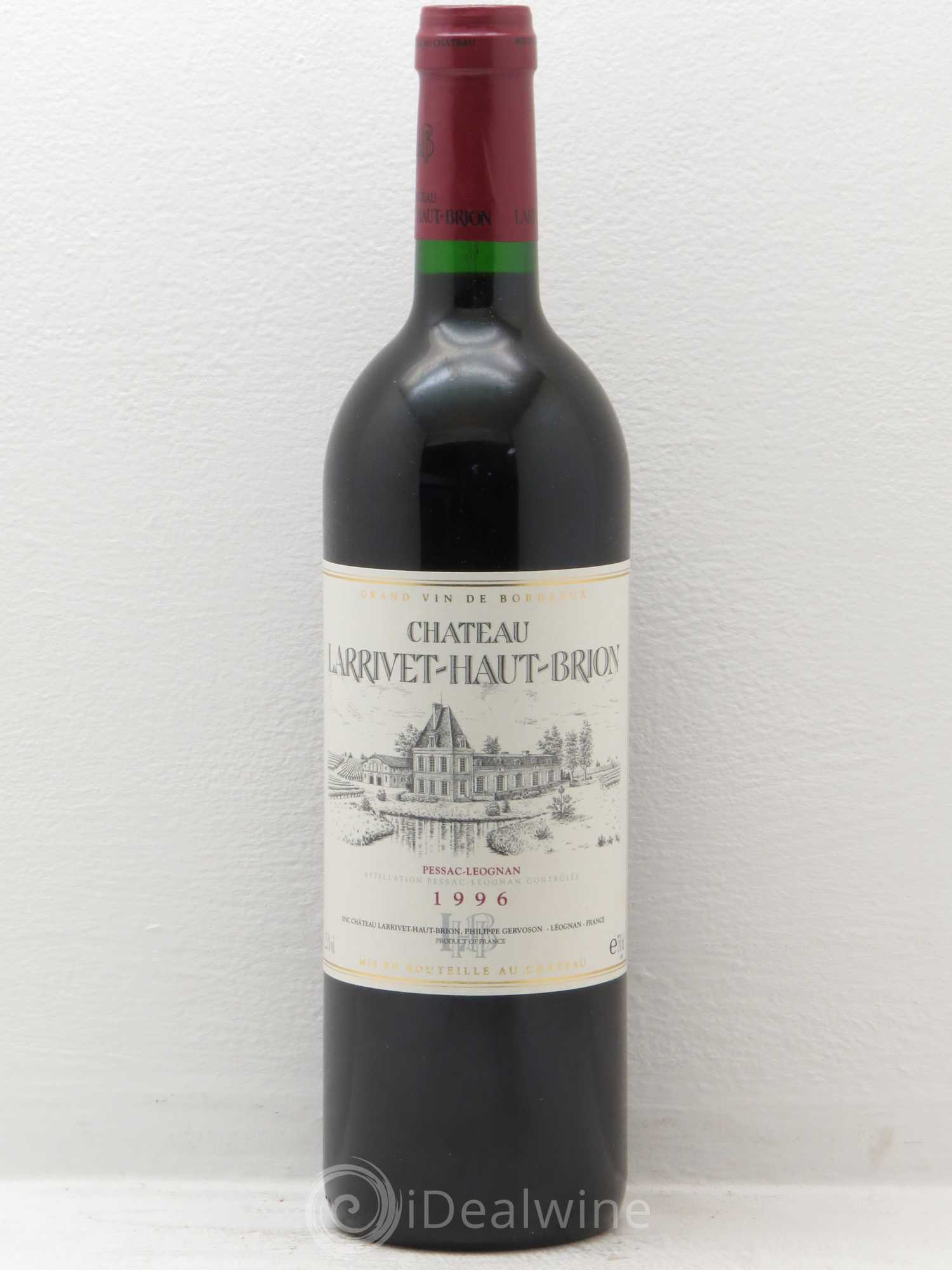 Château Larrivet Haut-Brion 1996 - Lot de 1 bouteille - 0