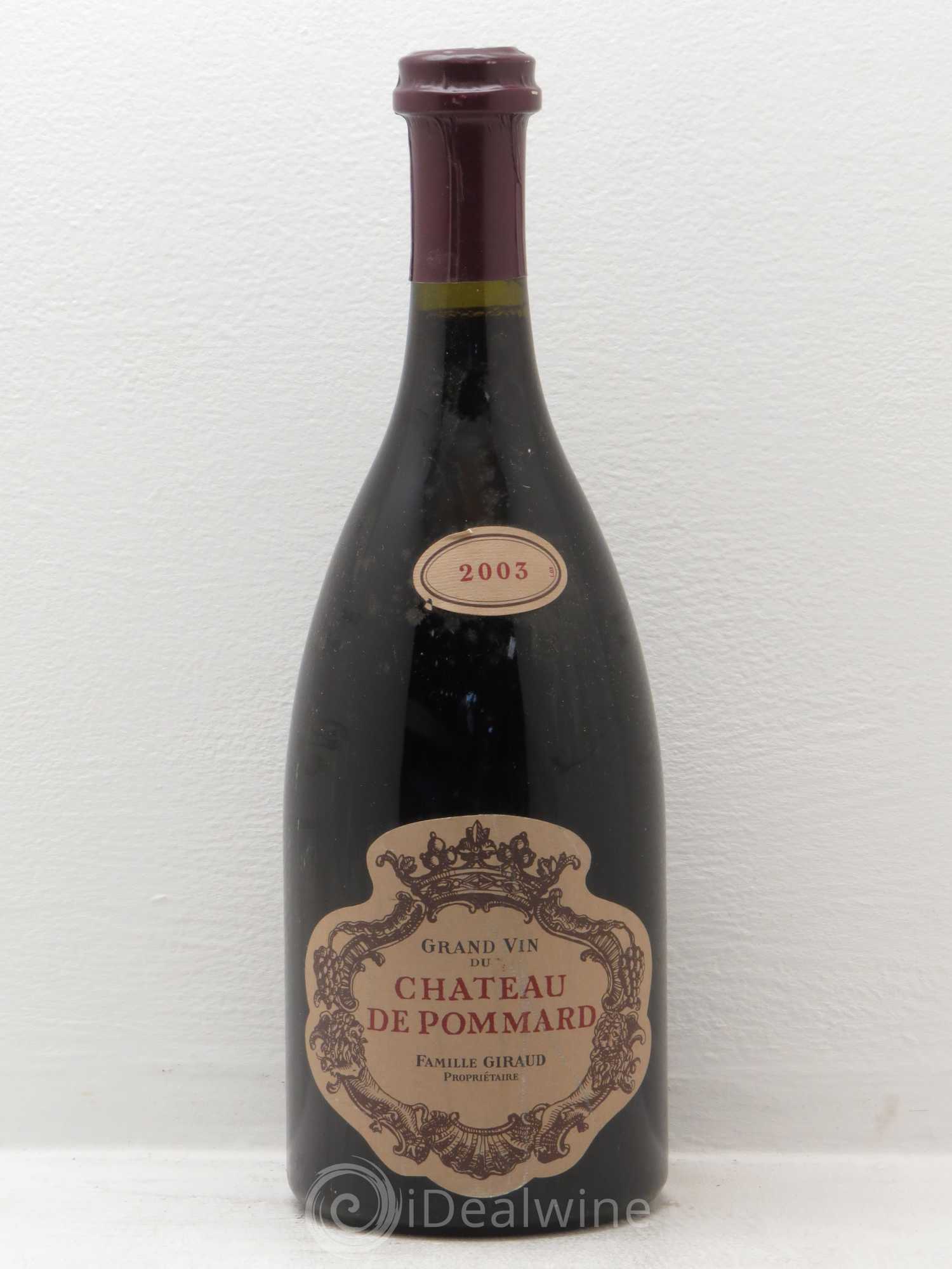Pommard Château de Pommard 2003 - Lot de 1 bouteille - 0