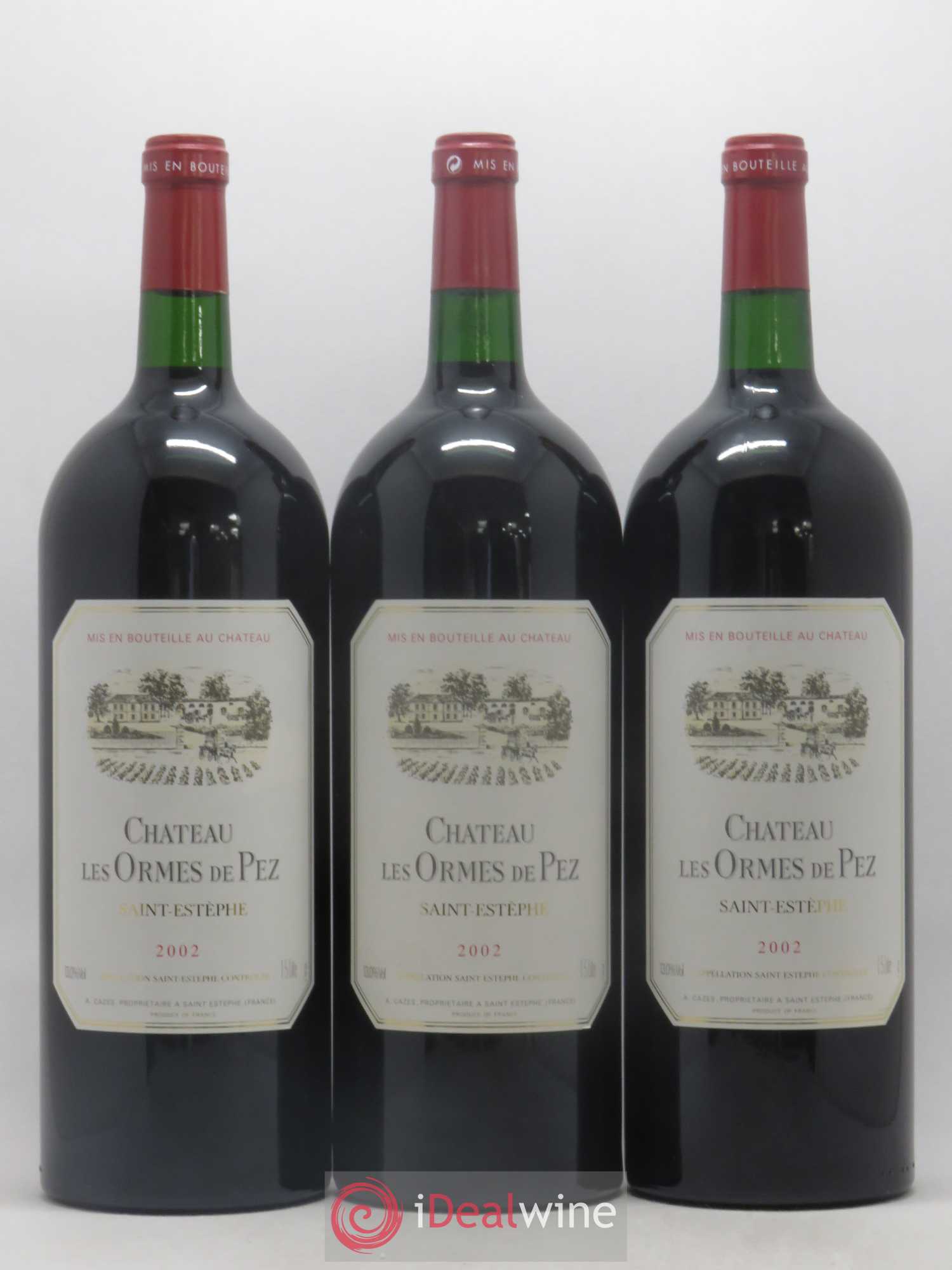Château les Ormes de Pez 2002 - Lot de 3 magnums - 0