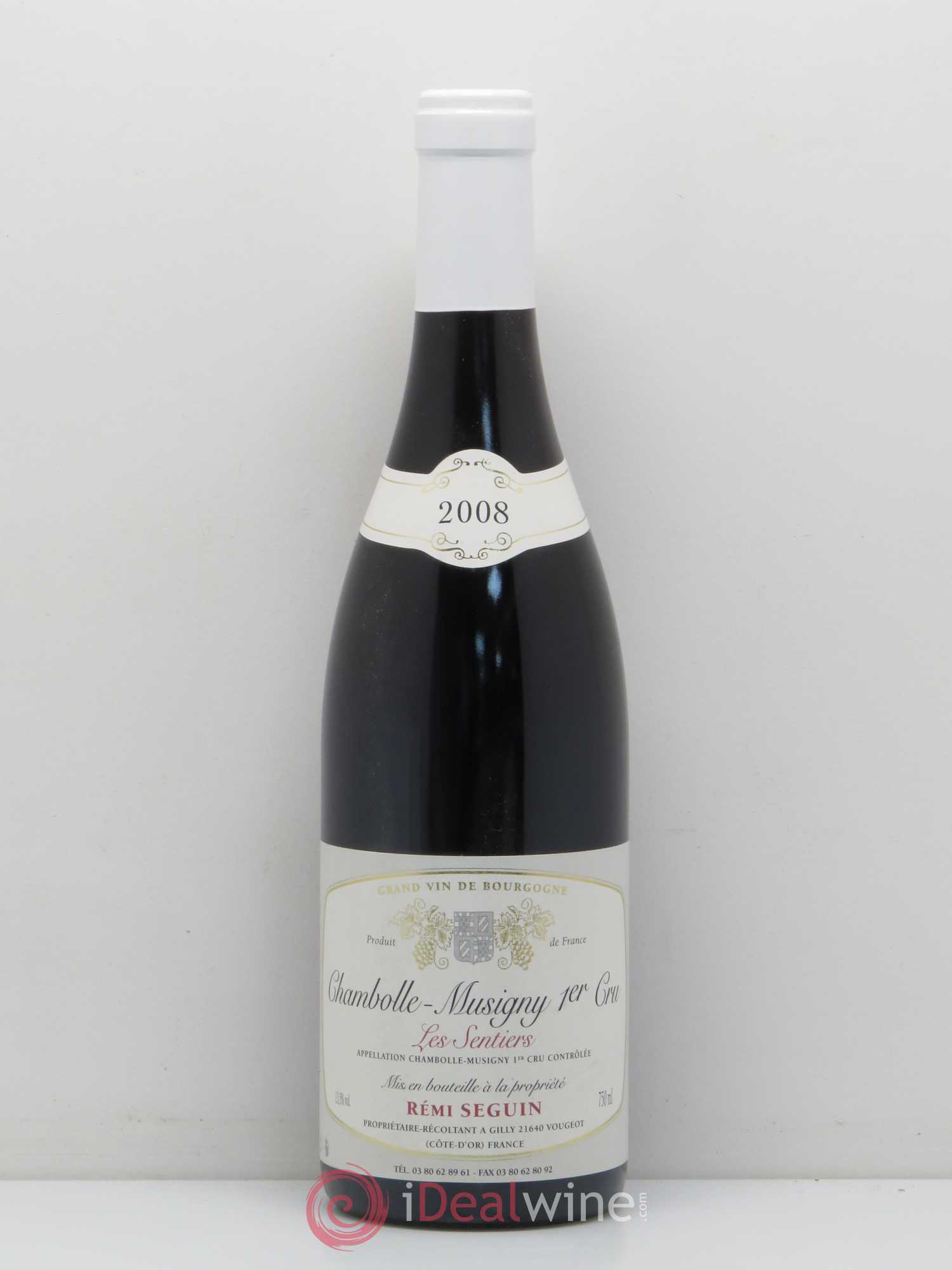 Chambolle-Musigny 1er Cru Les Sentiers Remi Seguin 2008 - Posten von 1 Flasche - 0