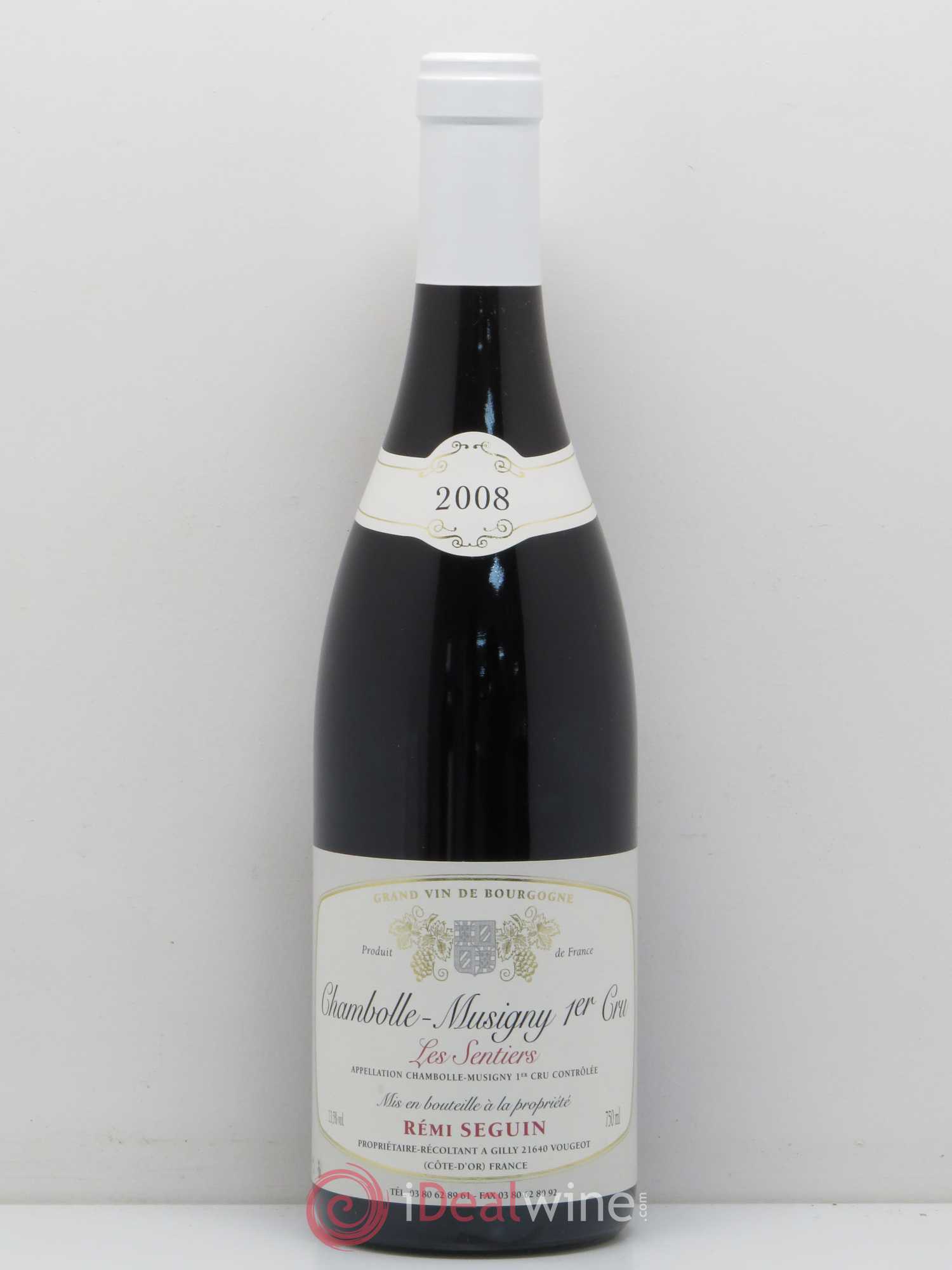Chambolle-Musigny 1er Cru Les Sentiers Remi Seguin 2008 - Posten von 1 Flasche - 0