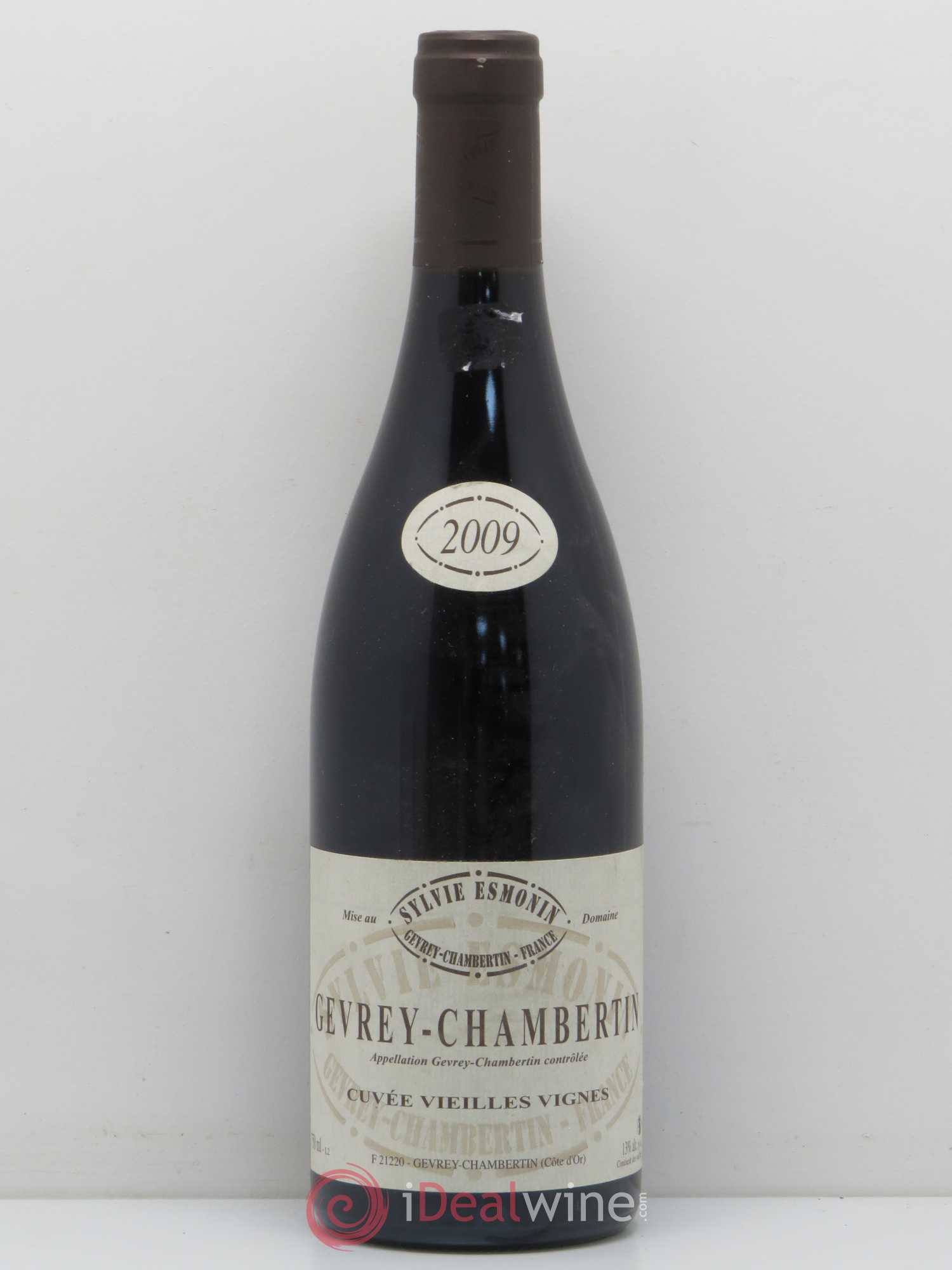 Gevrey-Chambertin Vieilles Vignes Sylvie Esmonin 2009 - Lot de 1 bouteille - 0