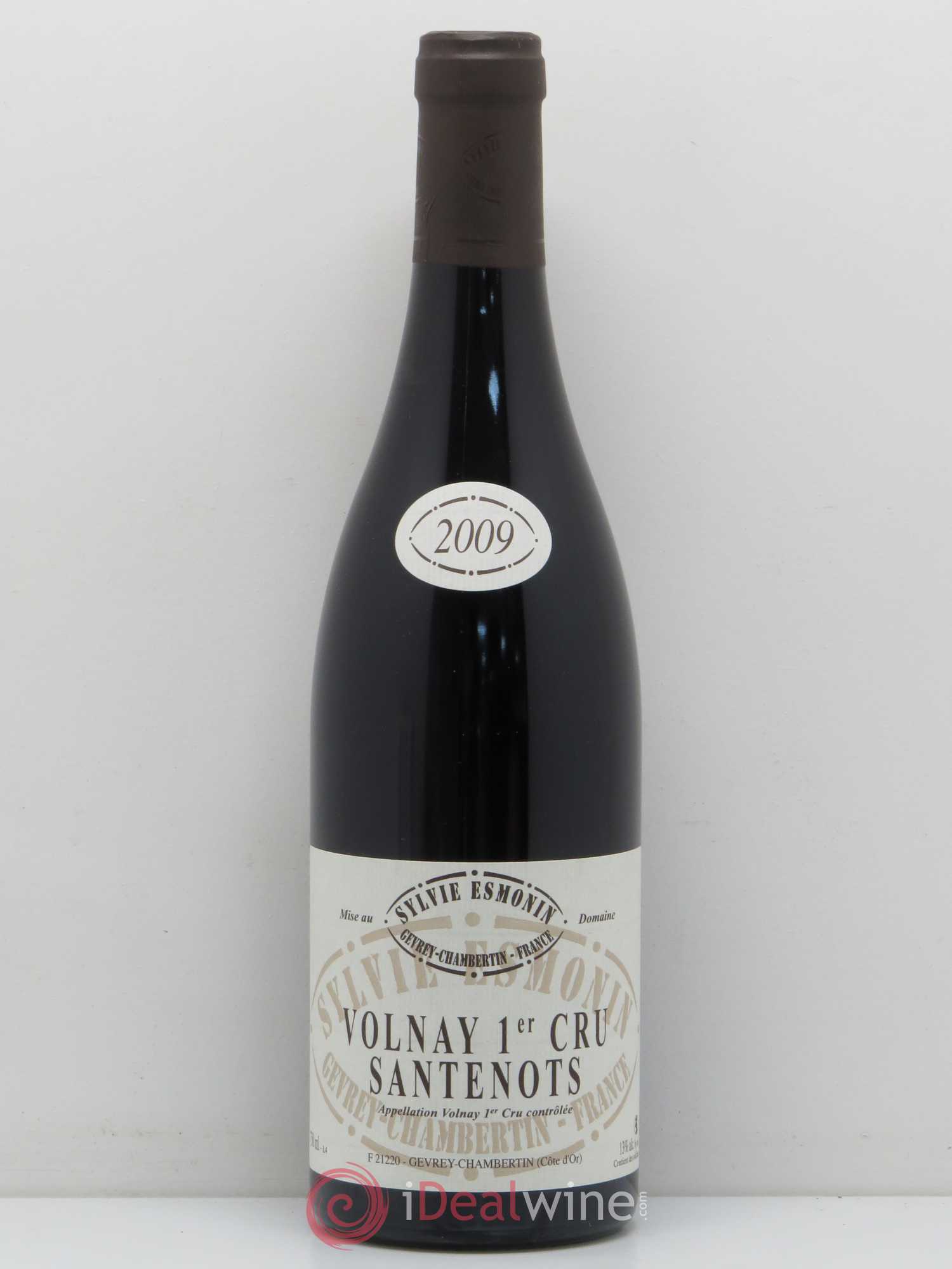 Volnay 1er Cru Santenots Sylvie Esmonin 2009 - Lot de 1 bouteille - 0