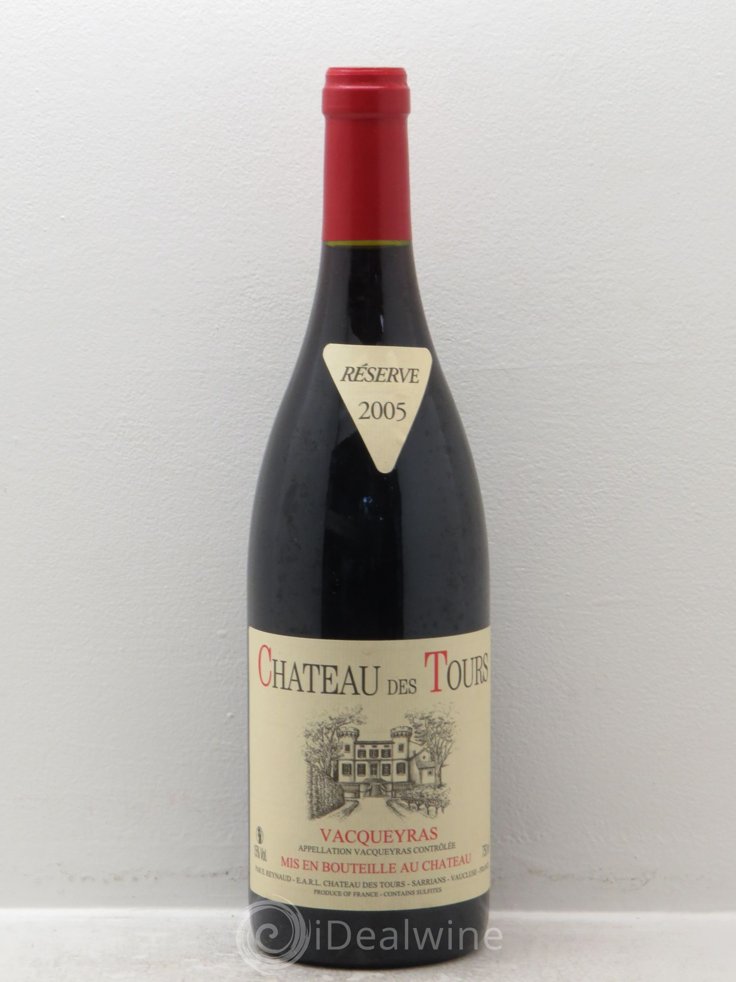 Vacqueyras Château des Tours Emmanuel Reynaud 2005 - Lot de 1 bouteille - 0