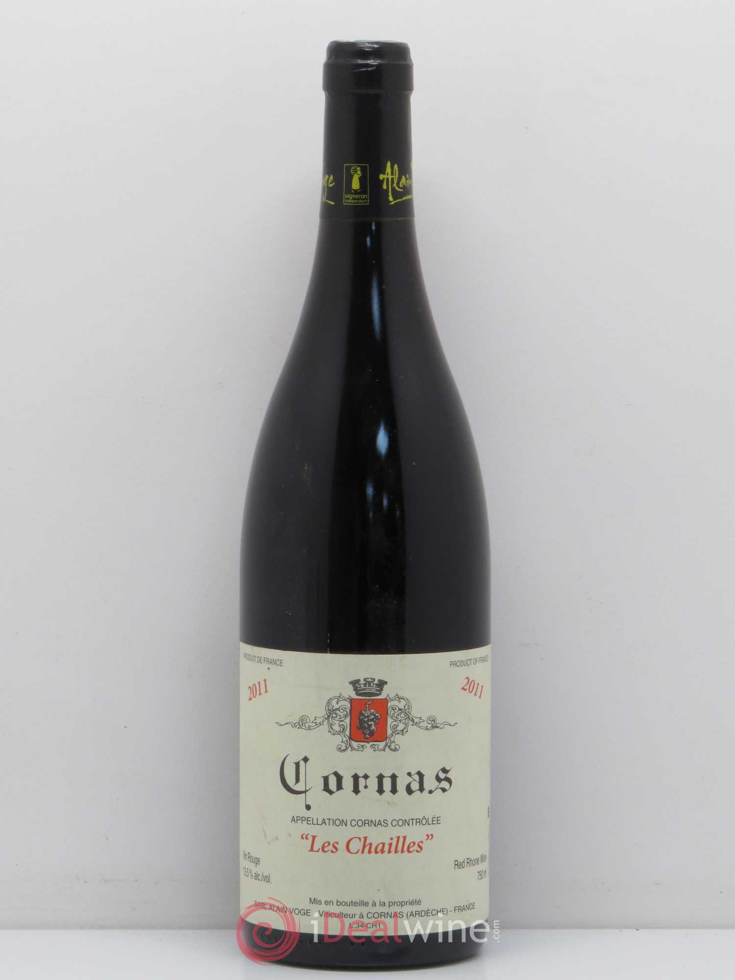 Cornas Les Chailles Alain Voge (Domaine) 2011 - Lot de 1 bouteille - 0