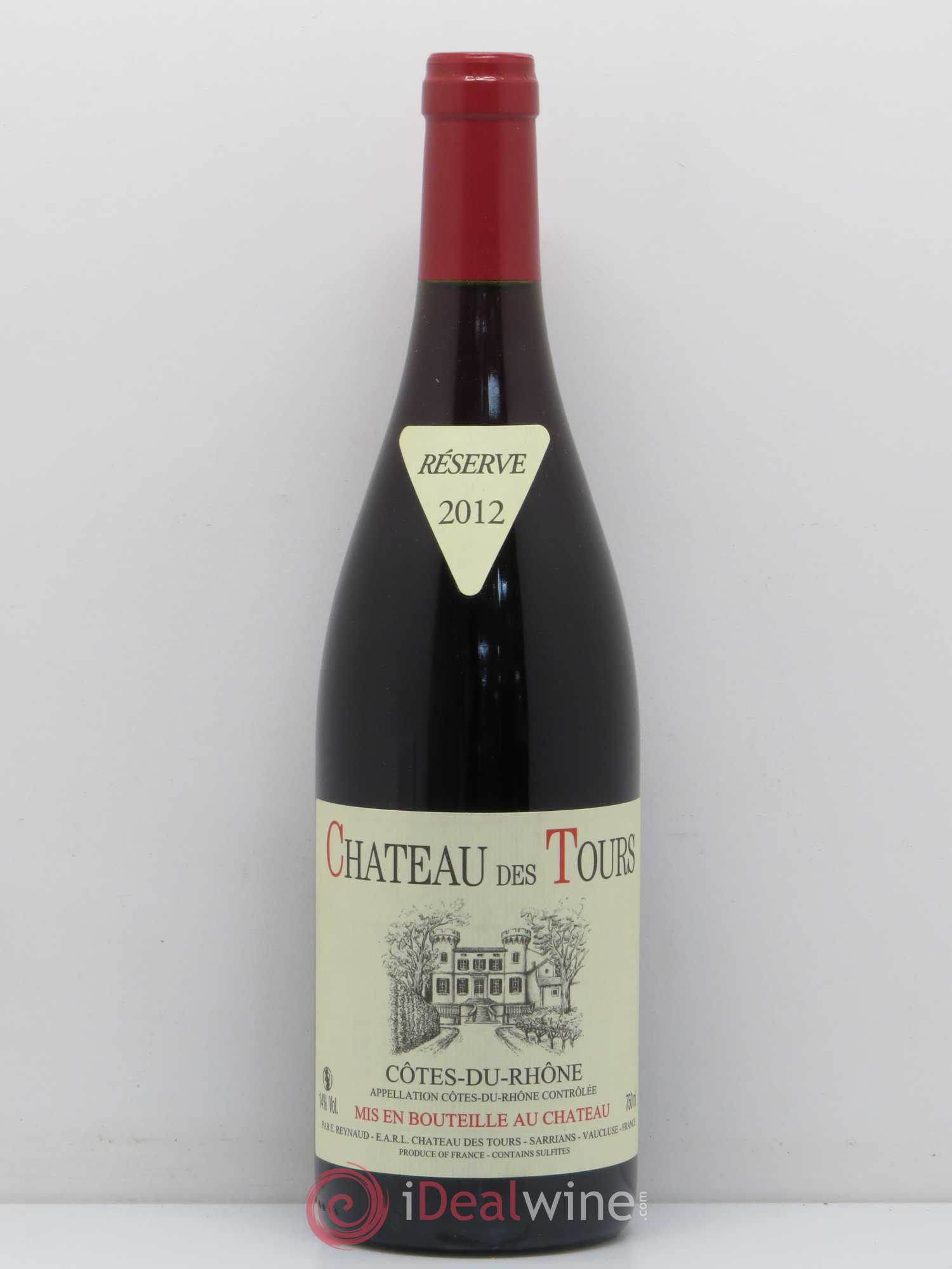 Côtes-du-Rhône Château des Tours Emmanuel Reynaud 2012 - Lot de 1 bouteille - 0