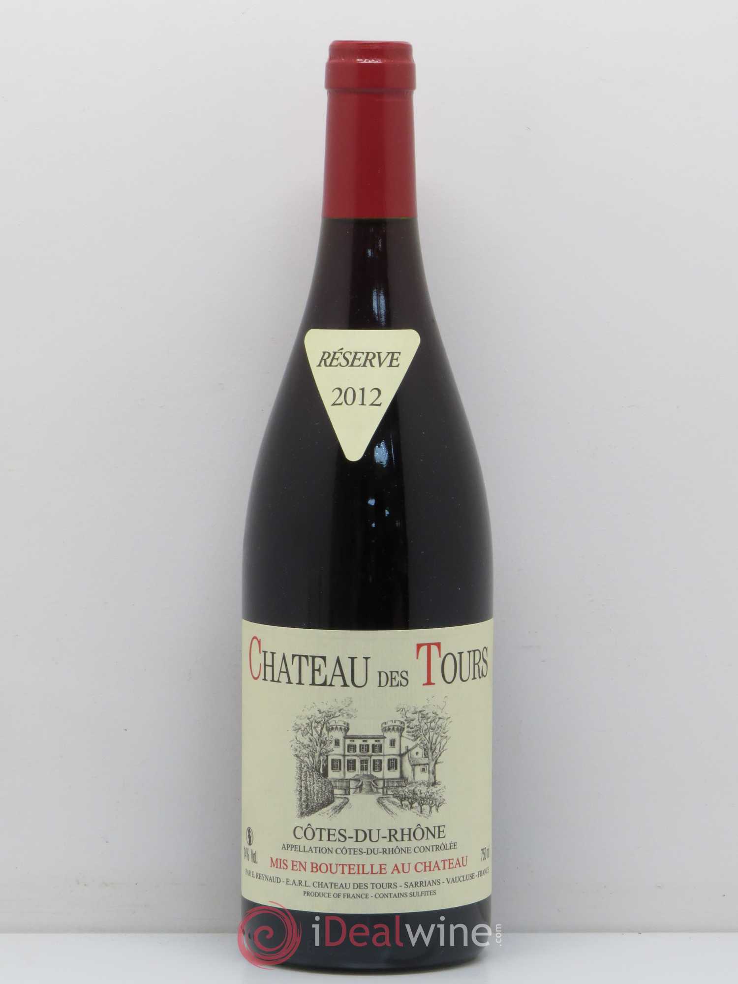 Côtes-du-Rhône Château des Tours Emmanuel Reynaud 2012 - Lot de 1 bouteille - 0