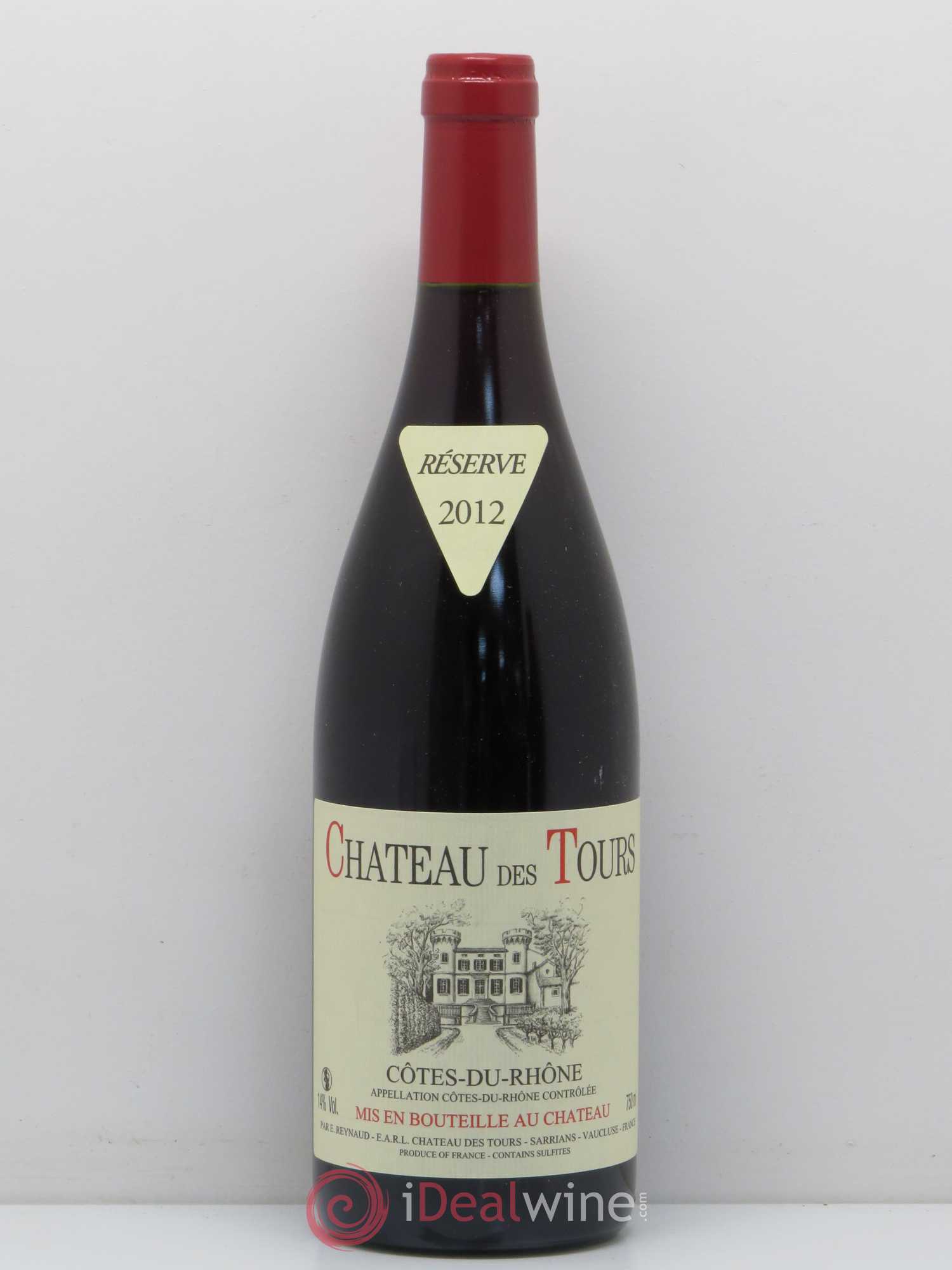 Côtes-du-Rhône Château des Tours Emmanuel Reynaud 2012 - Lot de 1 bouteille - 0