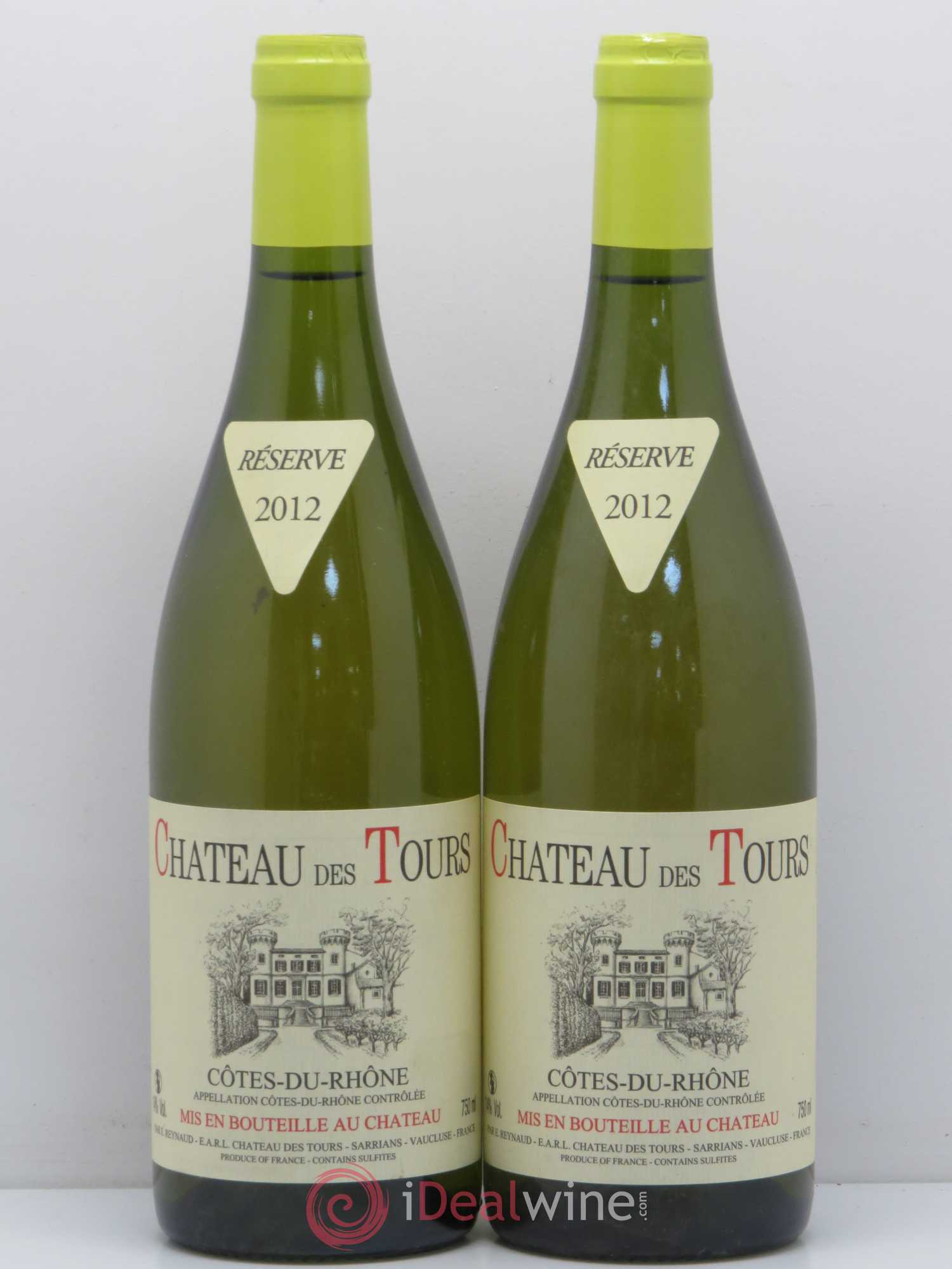 Côtes-du-Rhône Château des Tours Emmanuel Reynaud 2012 - Lot de 2 bouteilles - 0