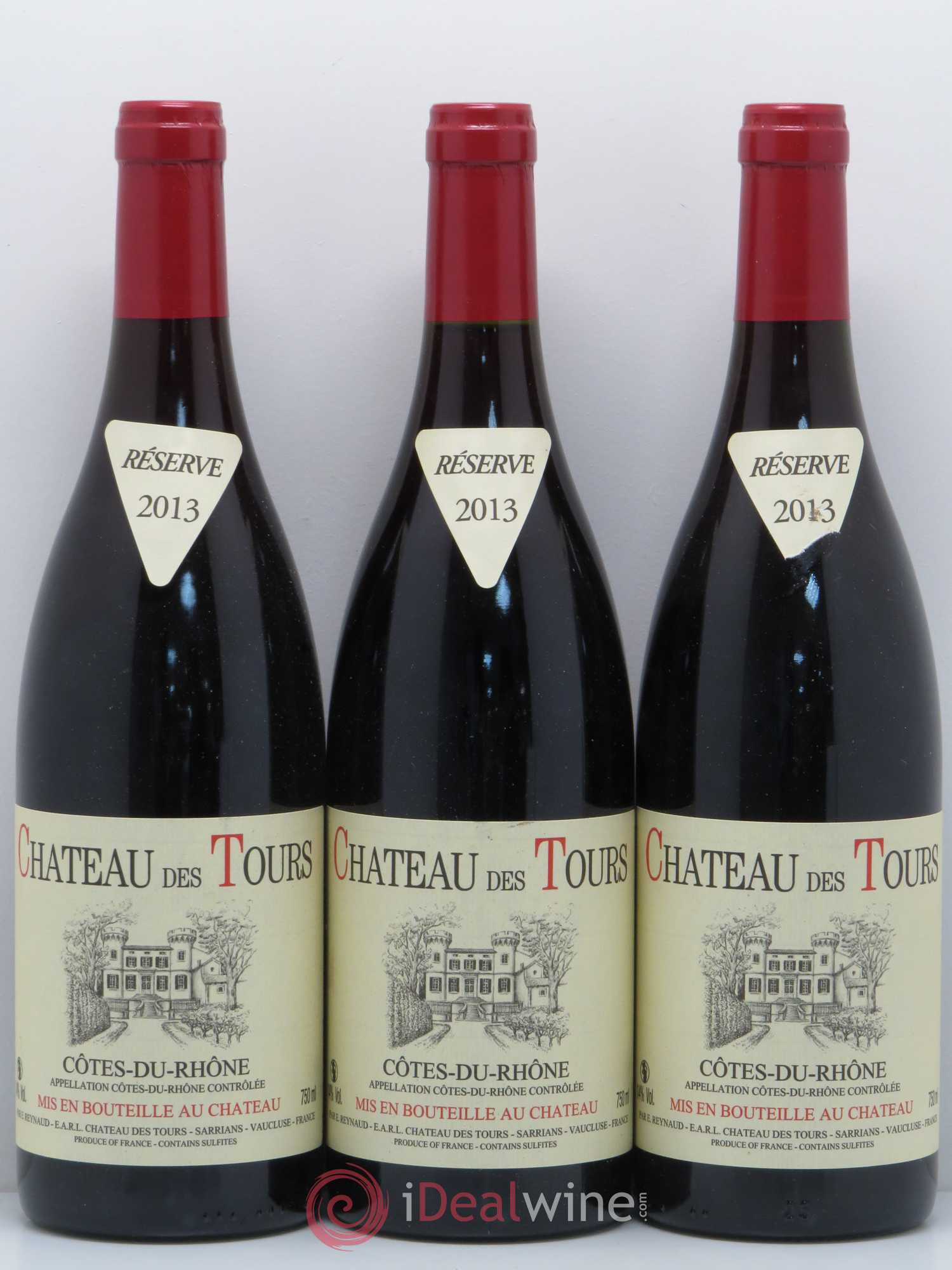 Côtes-du-Rhône Château des Tours Emmanuel Reynaud 2013 - Lot de 6 bouteilles - 2