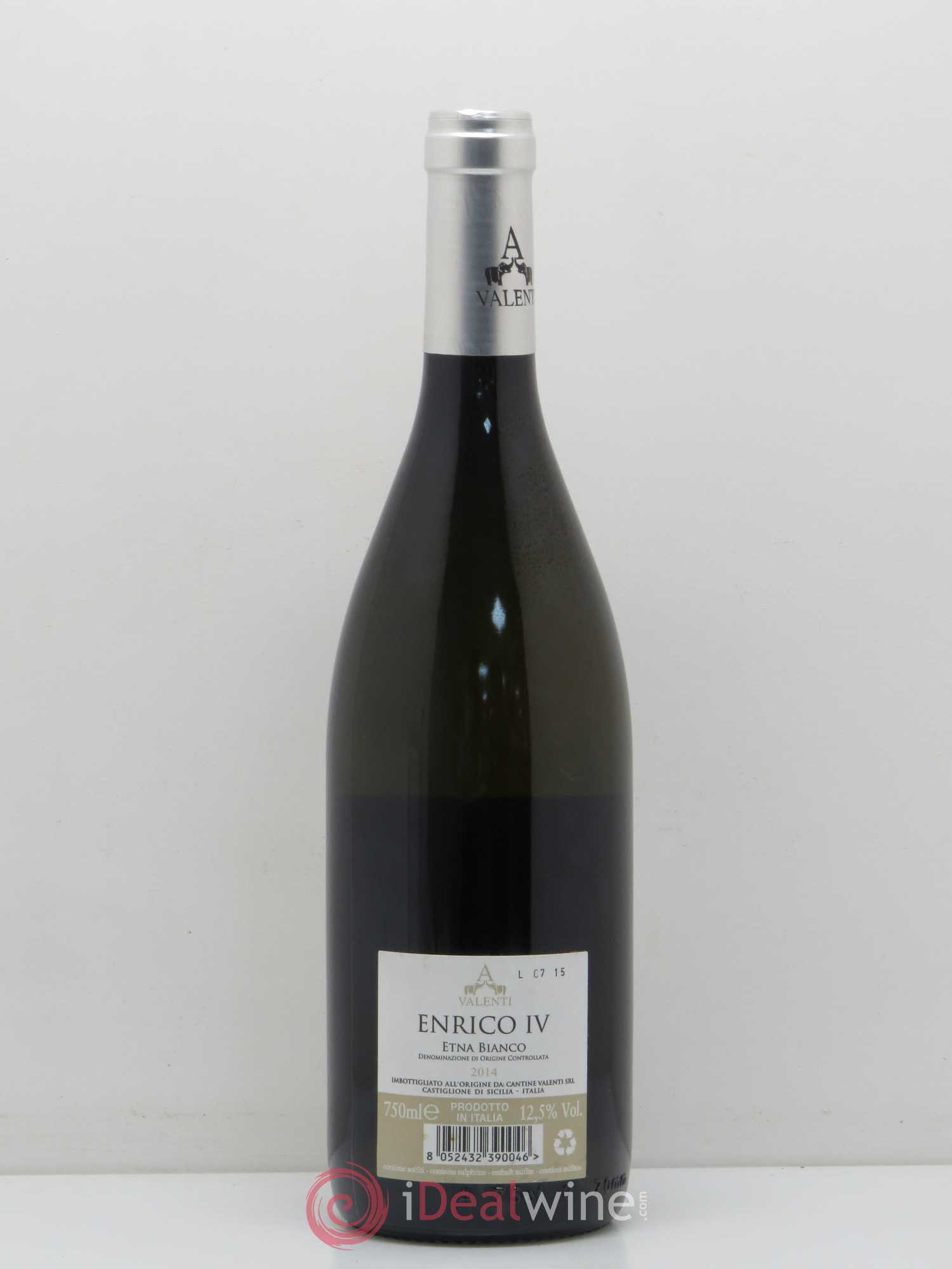 Italie Etna Bianco Valenti Enrico IV 2014 - Lotto di 1 bottiglia - 1