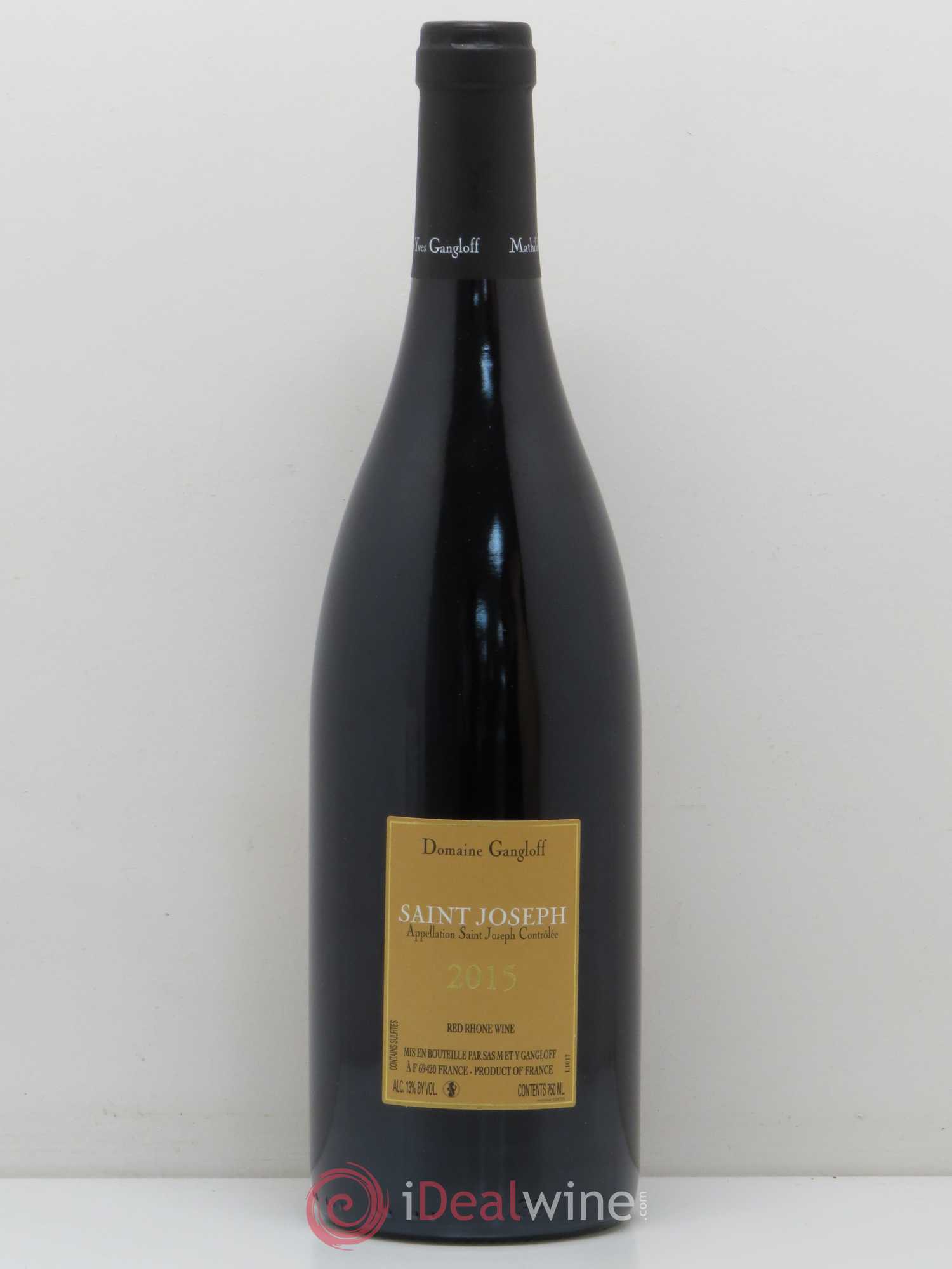 Saint-Joseph Gangloff (Domaine) 2015 - Lot de 1 bouteille - 1