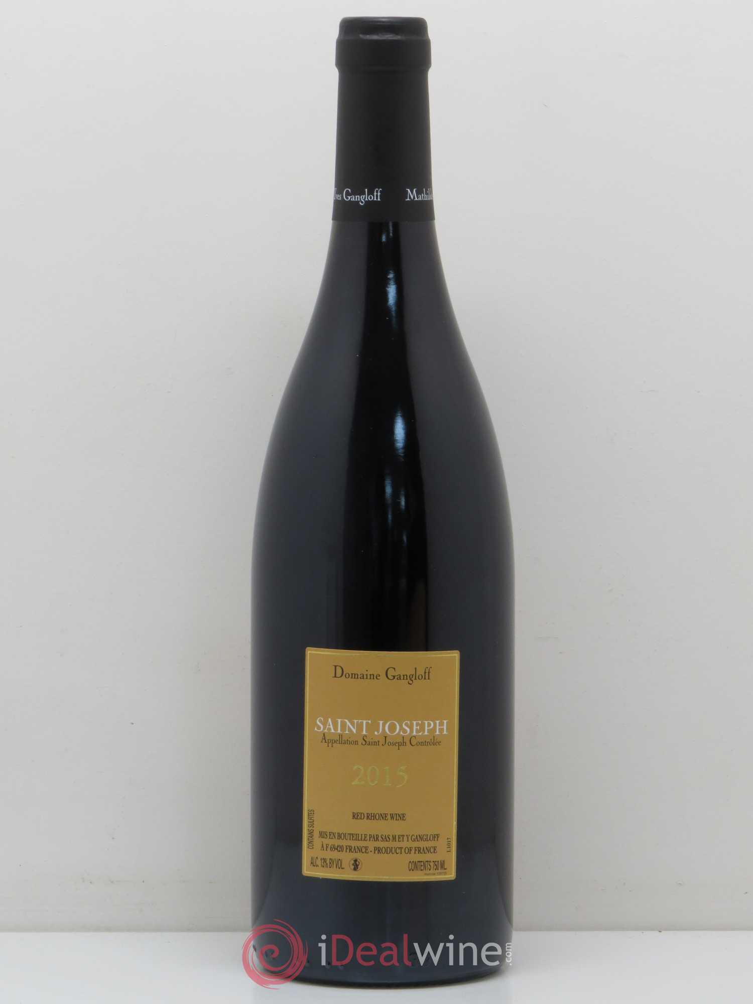 Saint-Joseph Gangloff (Domaine) 2015 - Lot de 1 bouteille - 1