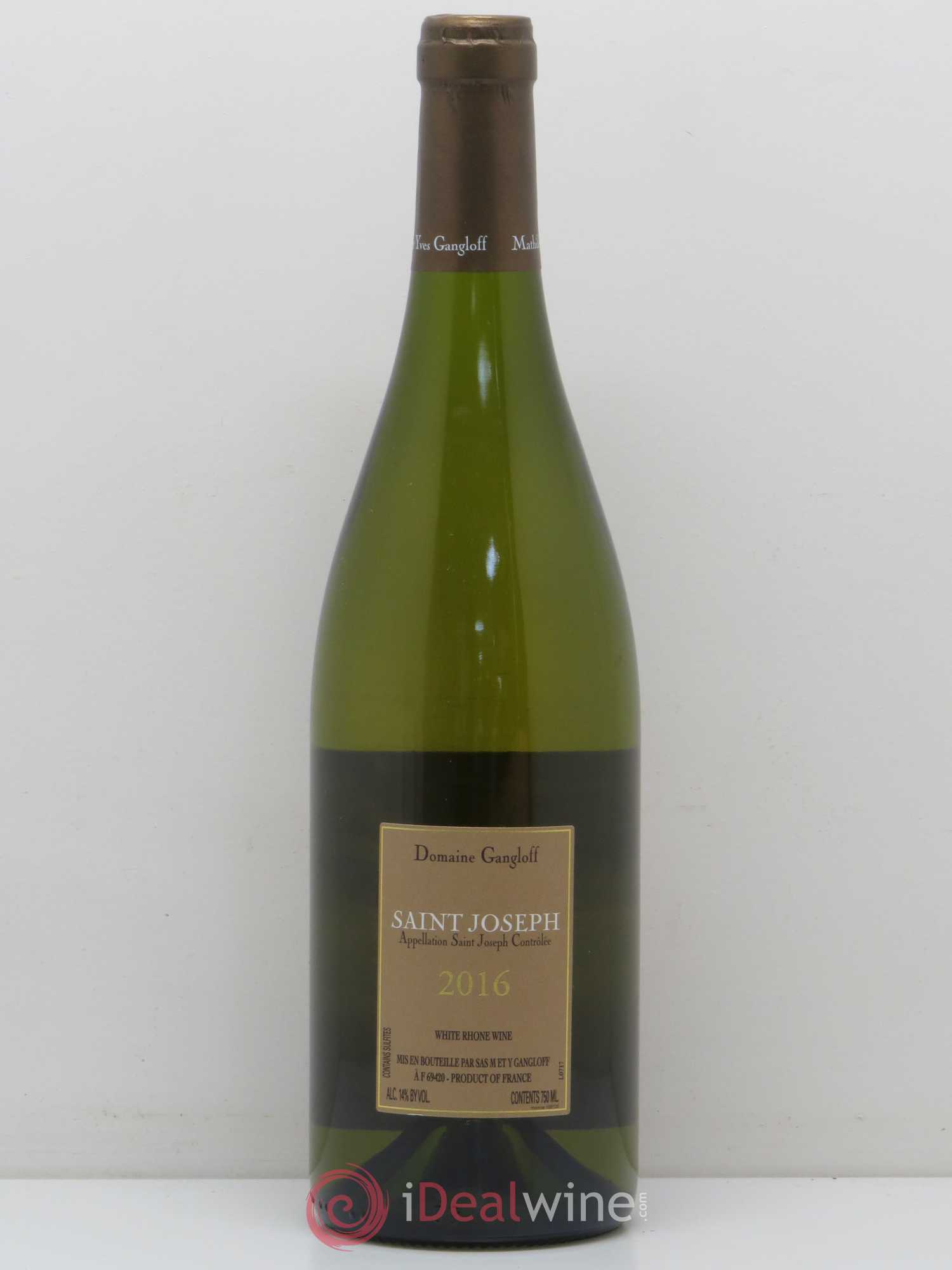 Saint-Joseph Gangloff (Domaine) 2016 - Lot de 1 bouteille - 1
