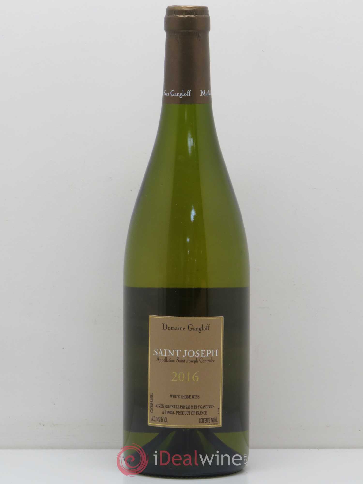 Saint-Joseph Gangloff (Domaine) 2016 - Lot de 1 bouteille - 1