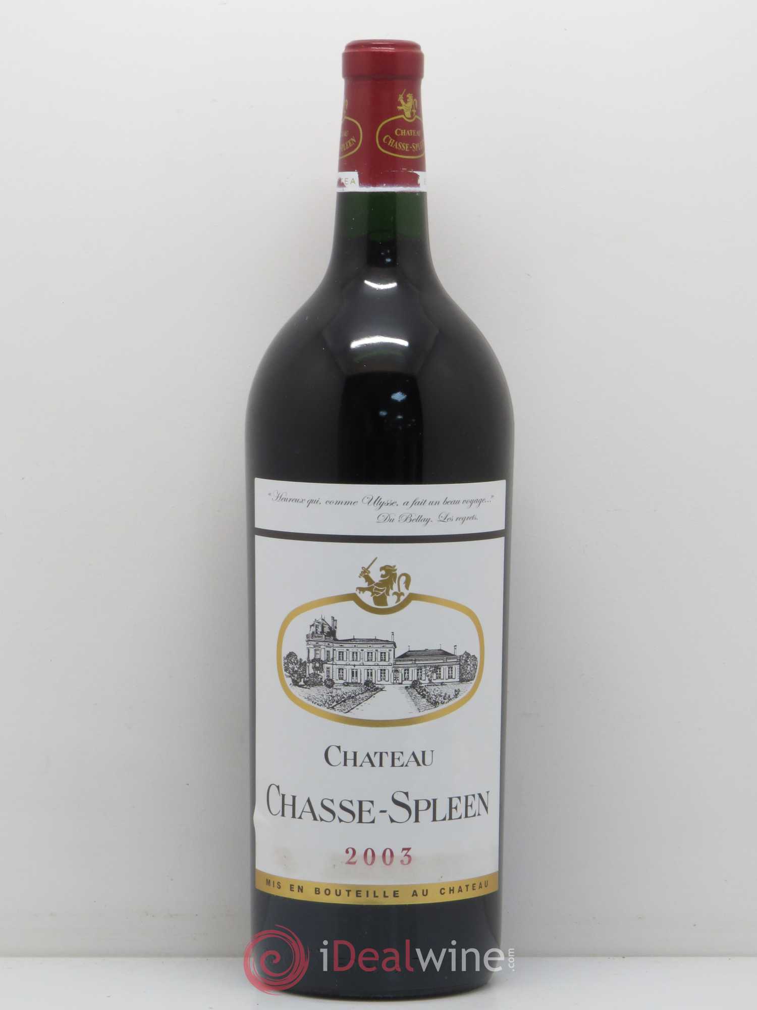 Château Chasse Spleen 2003 - Lot de 1 magnum - 0