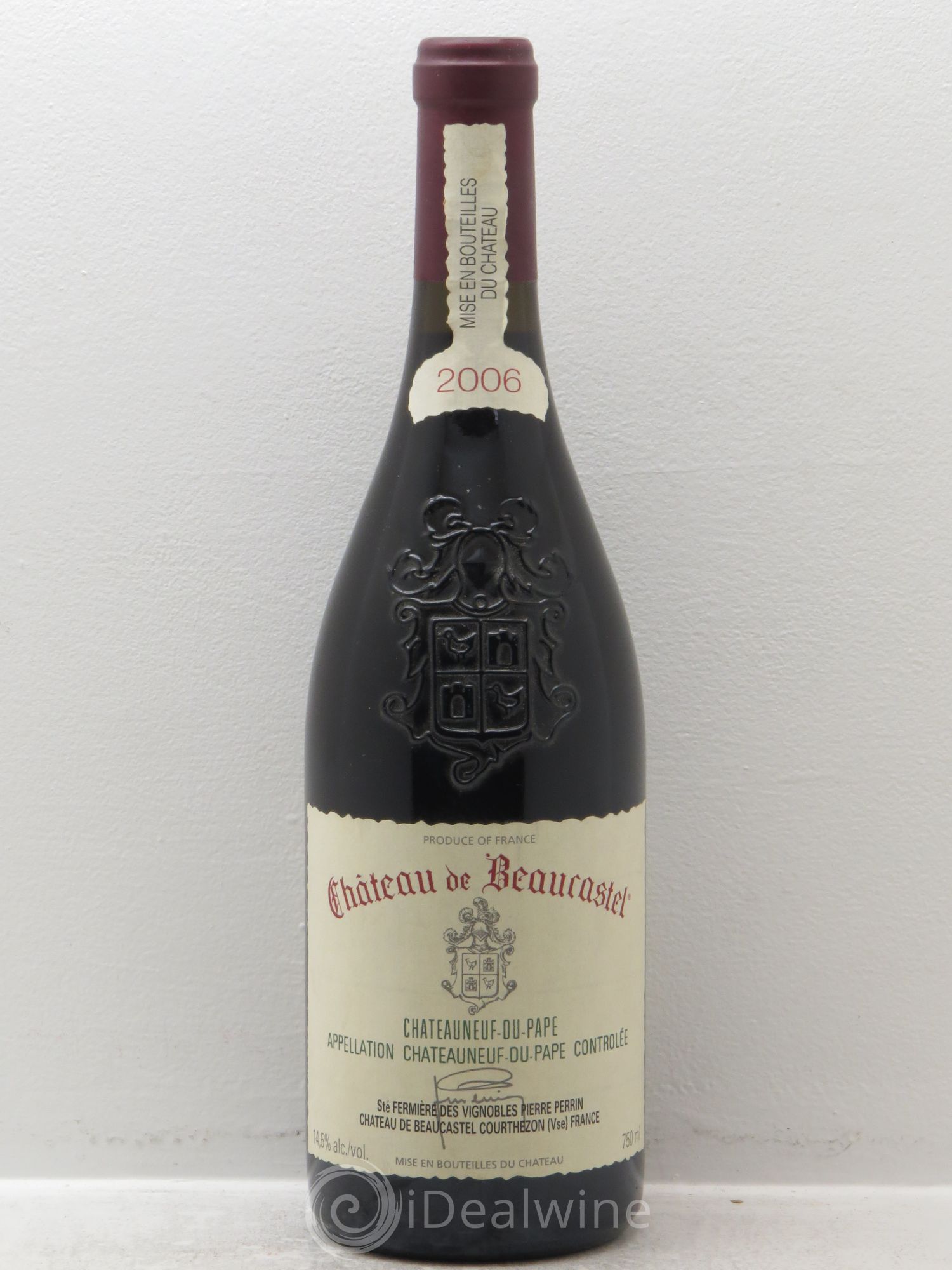Châteauneuf-du-Pape Château de Beaucastel Famille Perrin 2006 - Lot de 1 bouteille - 0