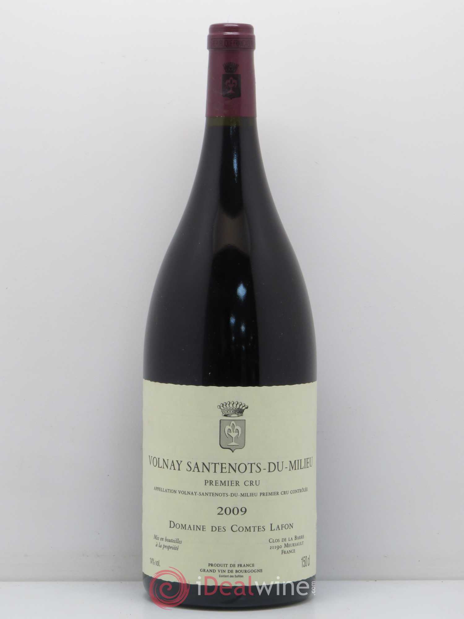 Volnay 1er Cru Santenots du Milieu Comtes Lafon (Domaine des) 2009 - Lot de 1 magnum - 0