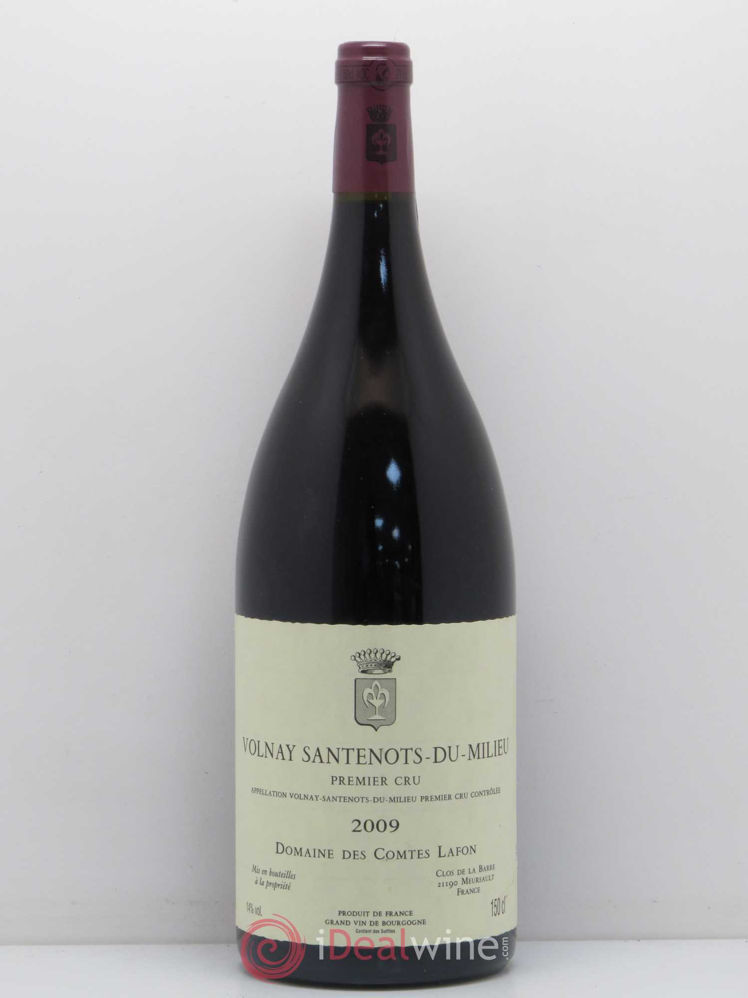 Volnay 1er Cru Santenots du Milieu Comtes Lafon (Domaine des) 2009 - Lot de 1 magnum - 0