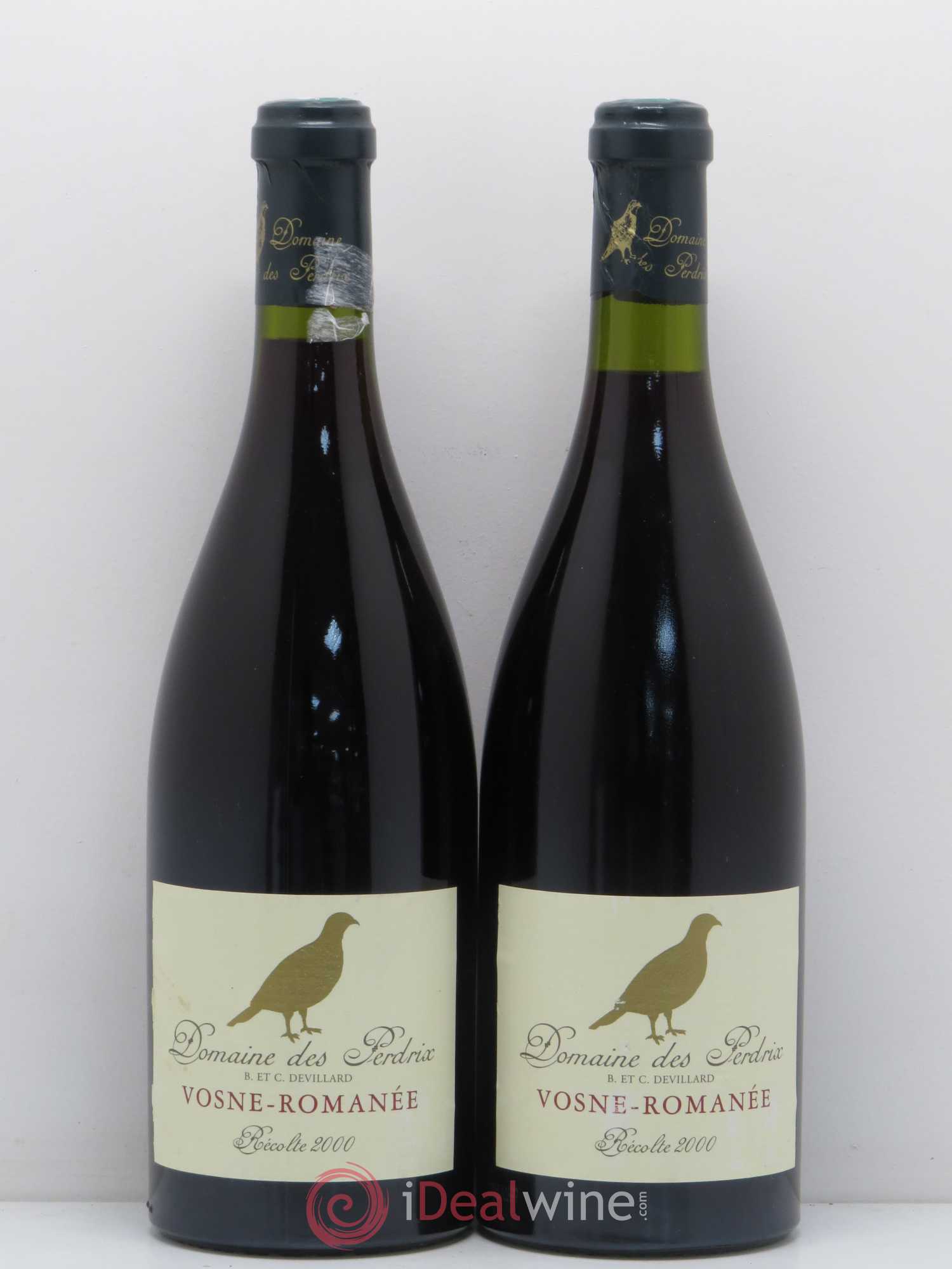 Vosne-Romanée Domaine des Perdrix 2000 - Posten von 2 Flaschen - 0