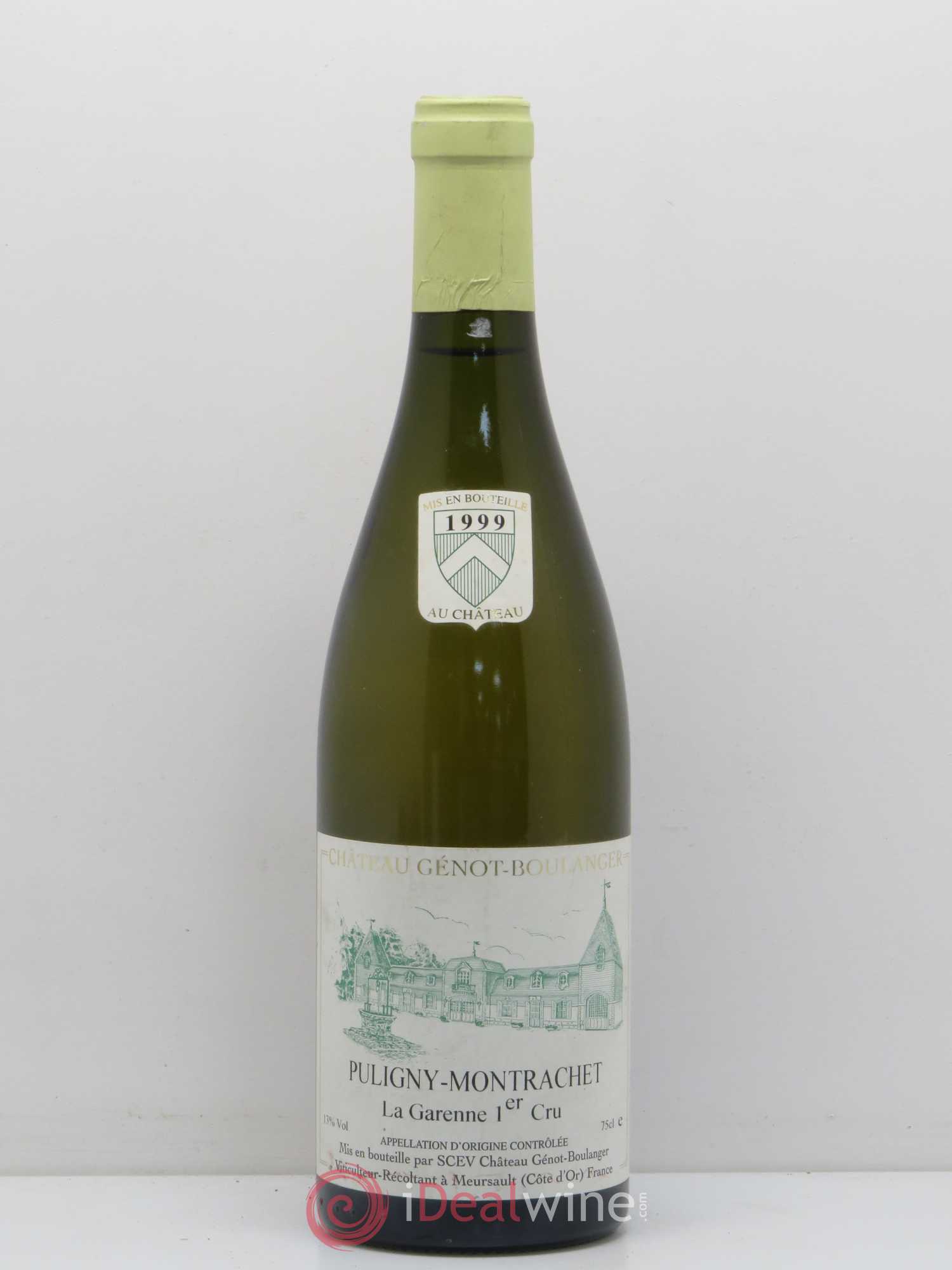 Puligny-Montrachet 1er Cru Génot-Boulanger 1999 - Posten von 1 Flasche - 0
