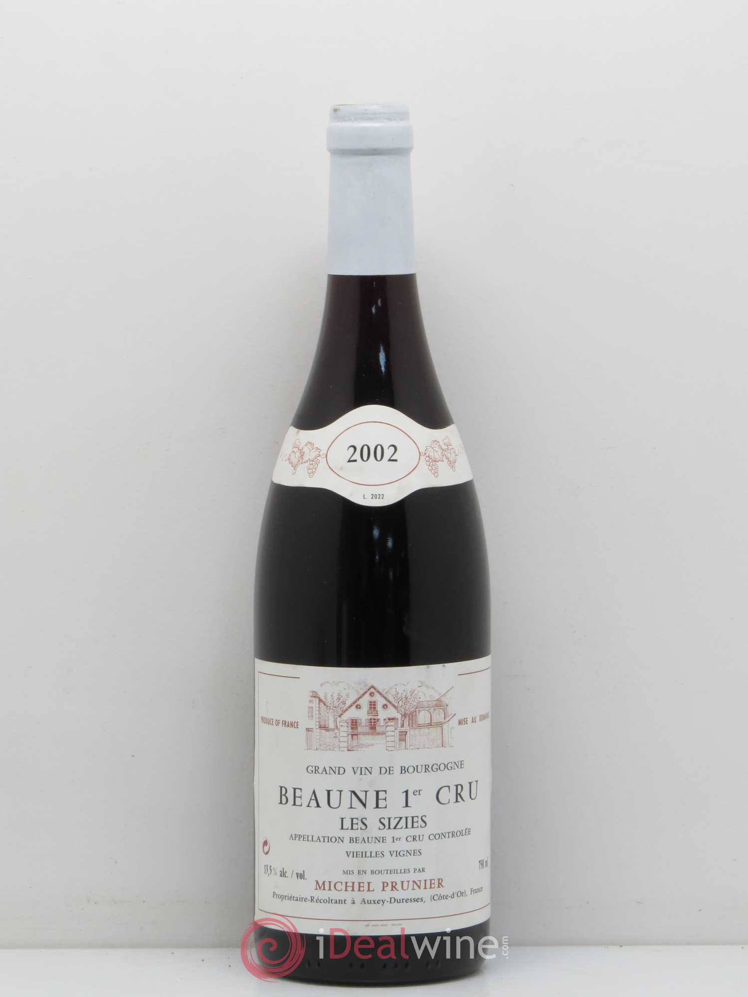 Beaune 1er Cru M.Prunier 2002 - Lot de 1 bouteille - 0