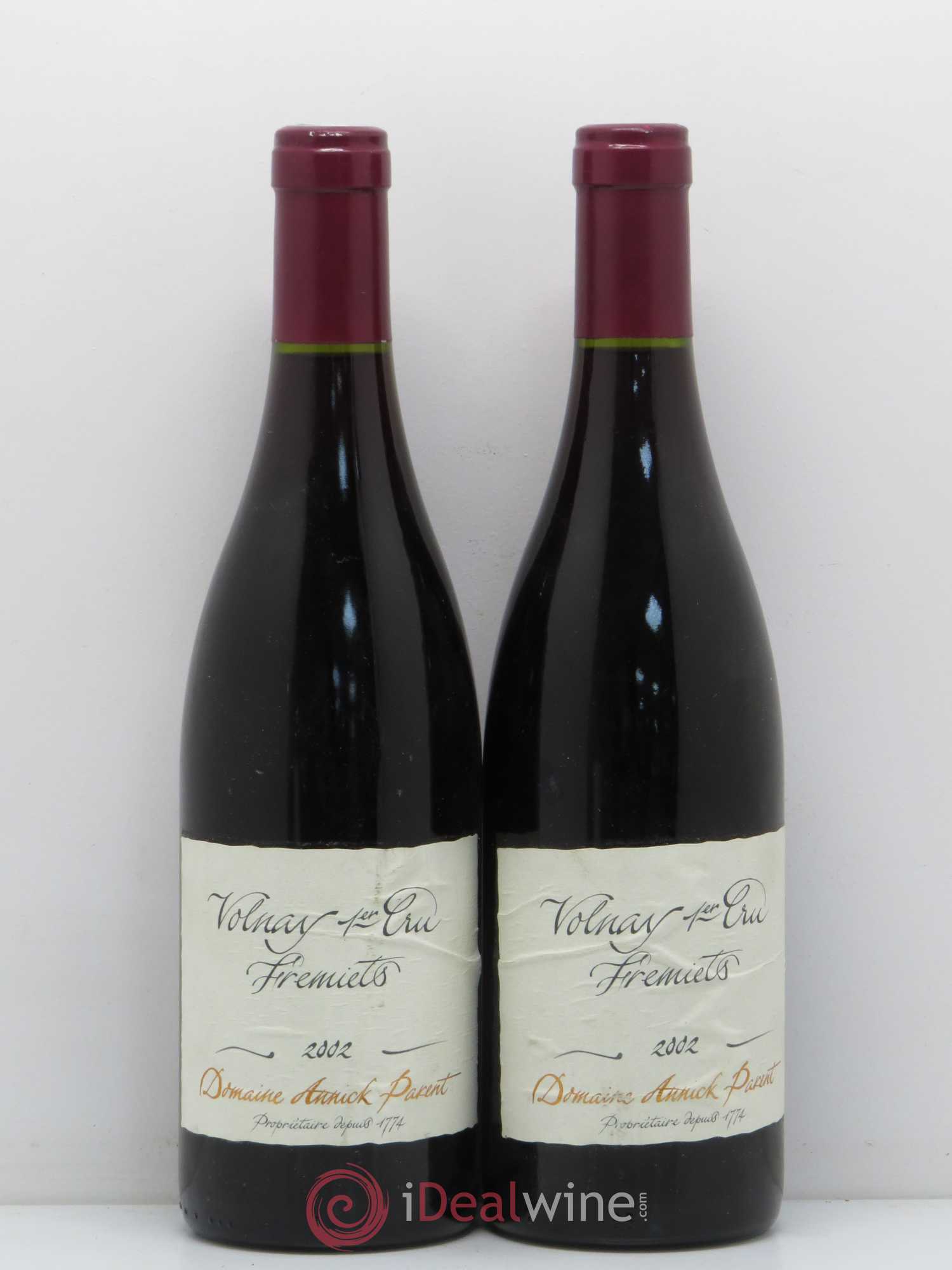 Volnay 1er Cru A.Parent 2002 - Lot de 2 bouteilles - 0