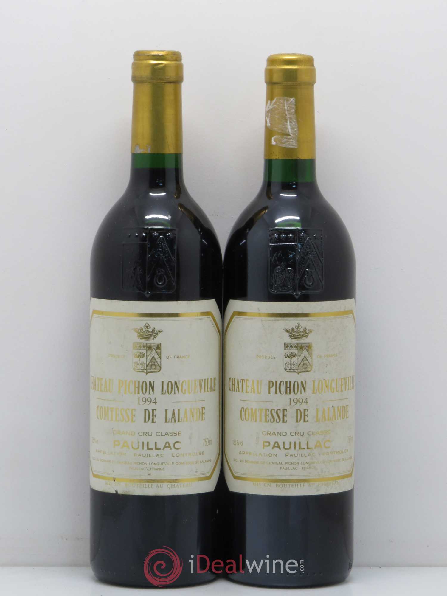 Château Pichon Longueville Comtesse de Lalande 2ème Grand Cru Classé 1994 - Lot de 2 bouteilles - 0