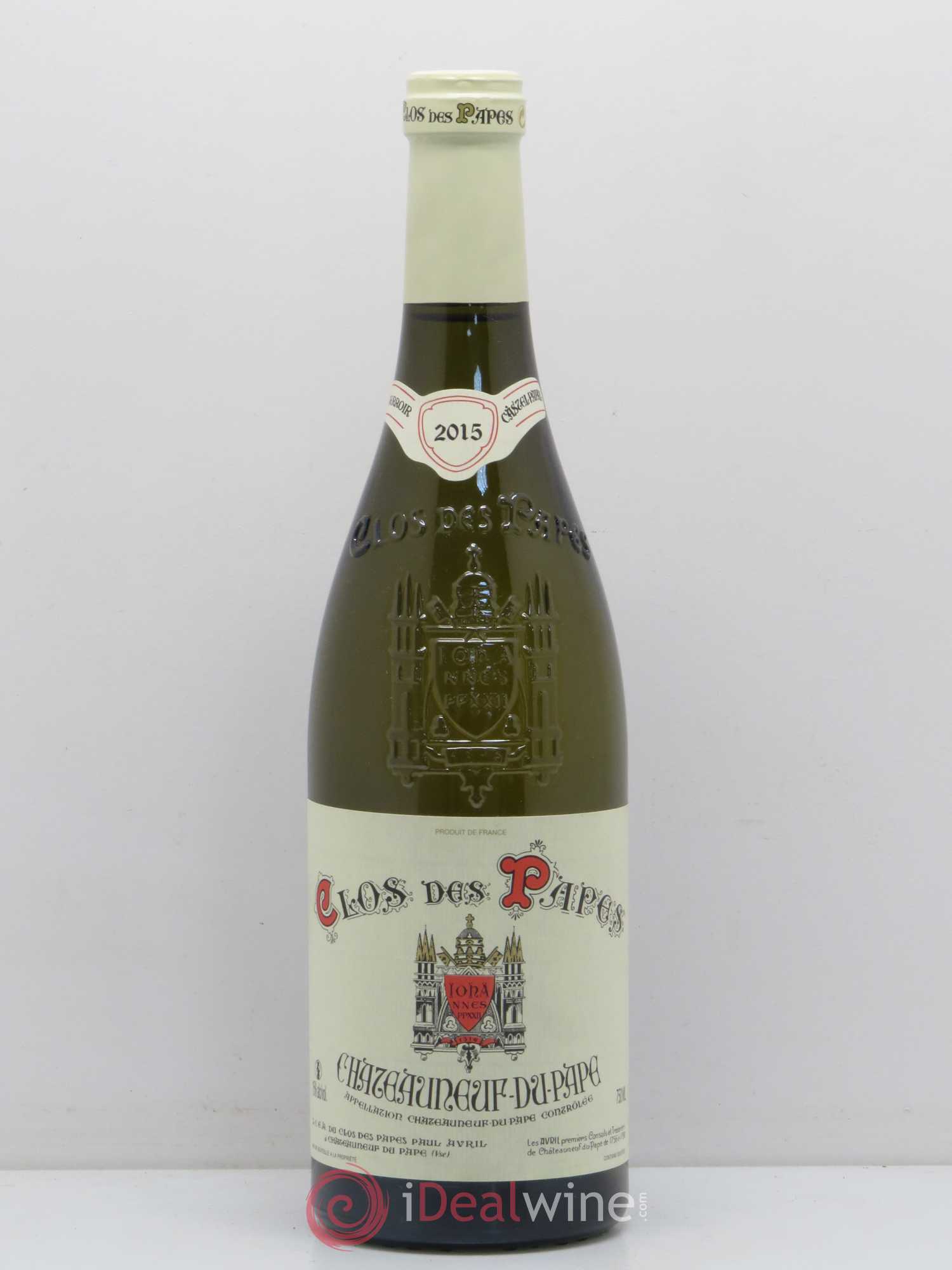 Châteauneuf-du-Pape Clos des Papes - Paul Avril 2015 - Lot de 1 bouteille - 0