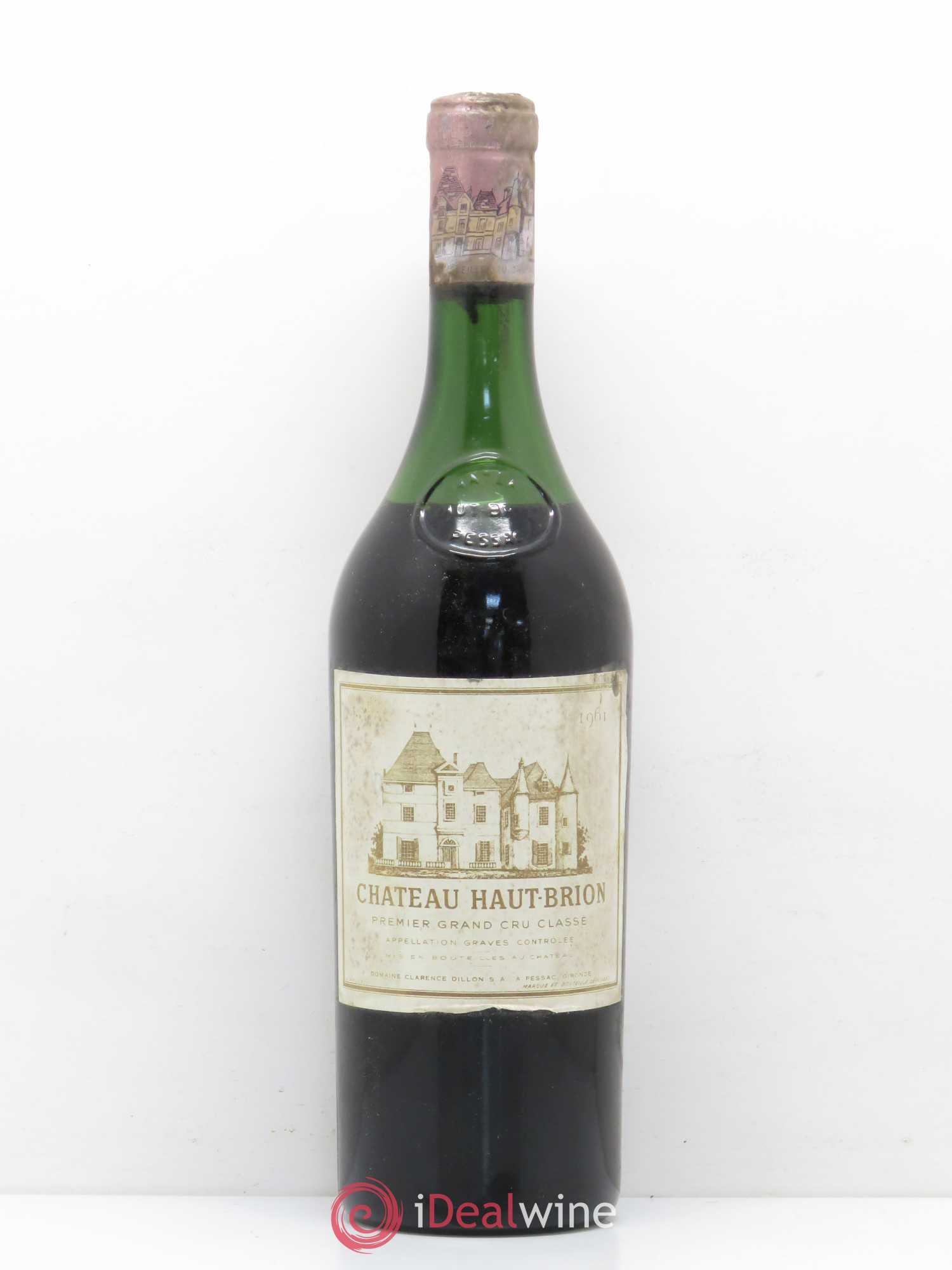 Château Haut Brion 1er Grand Cru Classé 1961 - Lot de 1 bouteille - 0