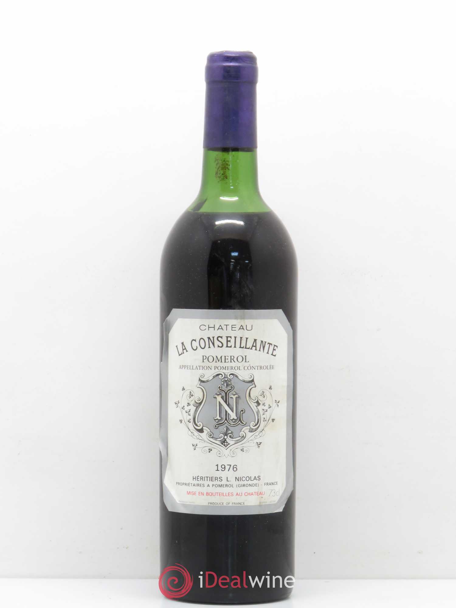 Château la Conseillante 1976 - Lot de 1 bouteille - 0